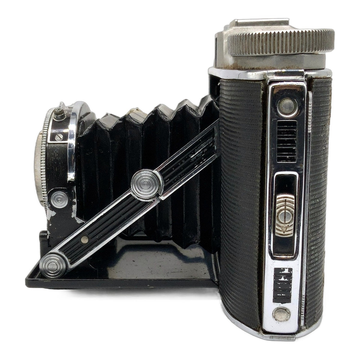 Agfa Isolette Klappkamera mit Apotar 8,5cm 1:4.5 Prontor-S Balgenkamera