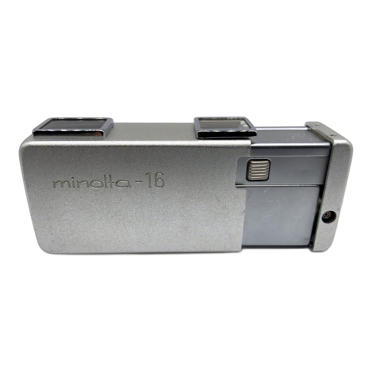 Minolta 16 Miniaturkamera mit Rokkor 22mm f/2.8, 16mm Film