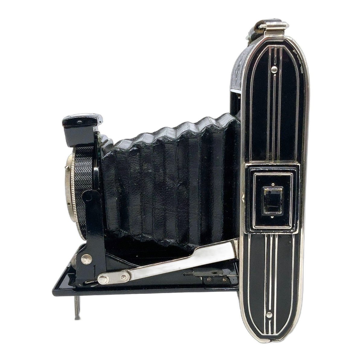 Agfa Billy Compur Klappkamera mit Anastigmat Apotar 10,5cm 1:4.5 Compur