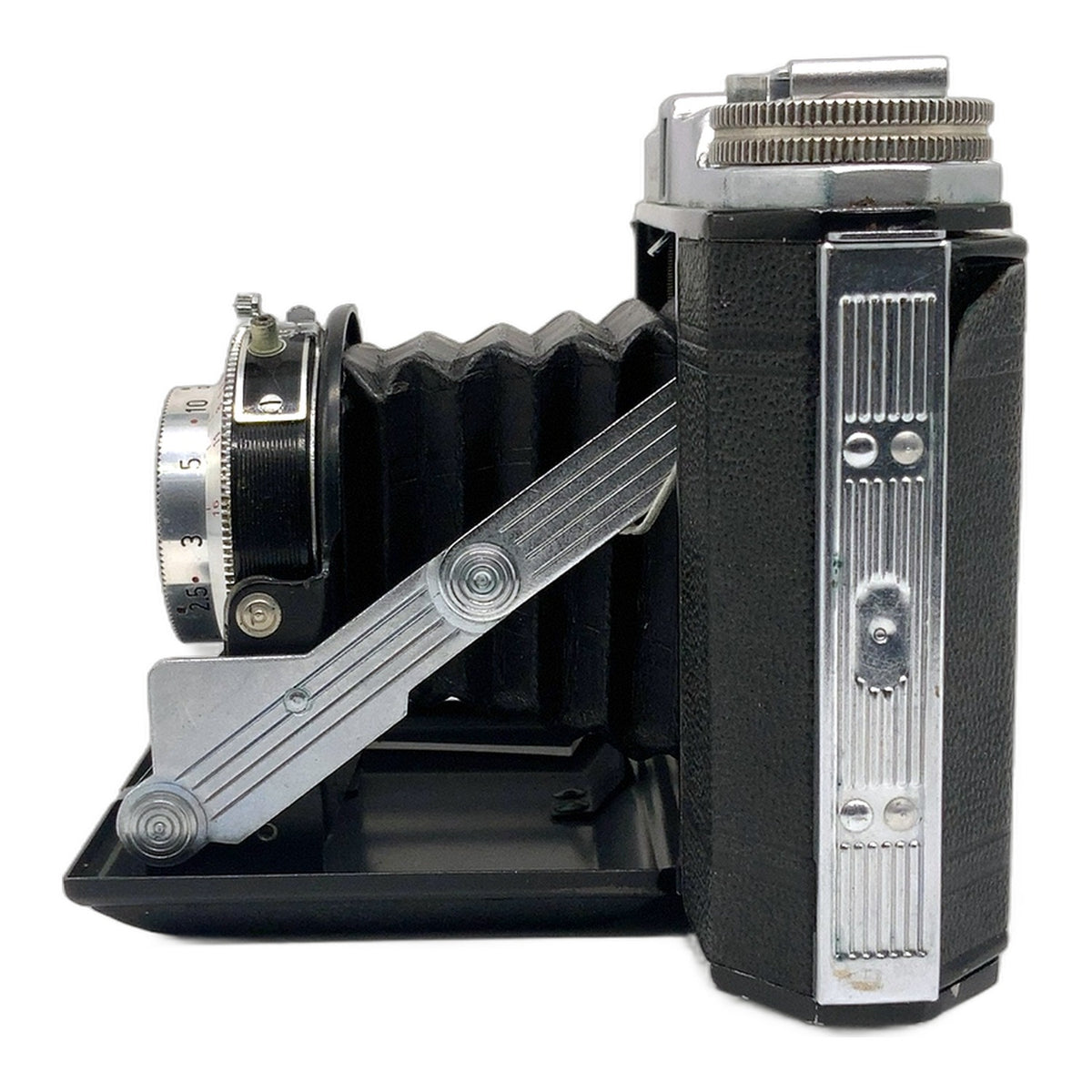 Balda Hapo 66 Klappkamera mit Haponar 75mm 1:3.5 red C Pronto Balgenkamera