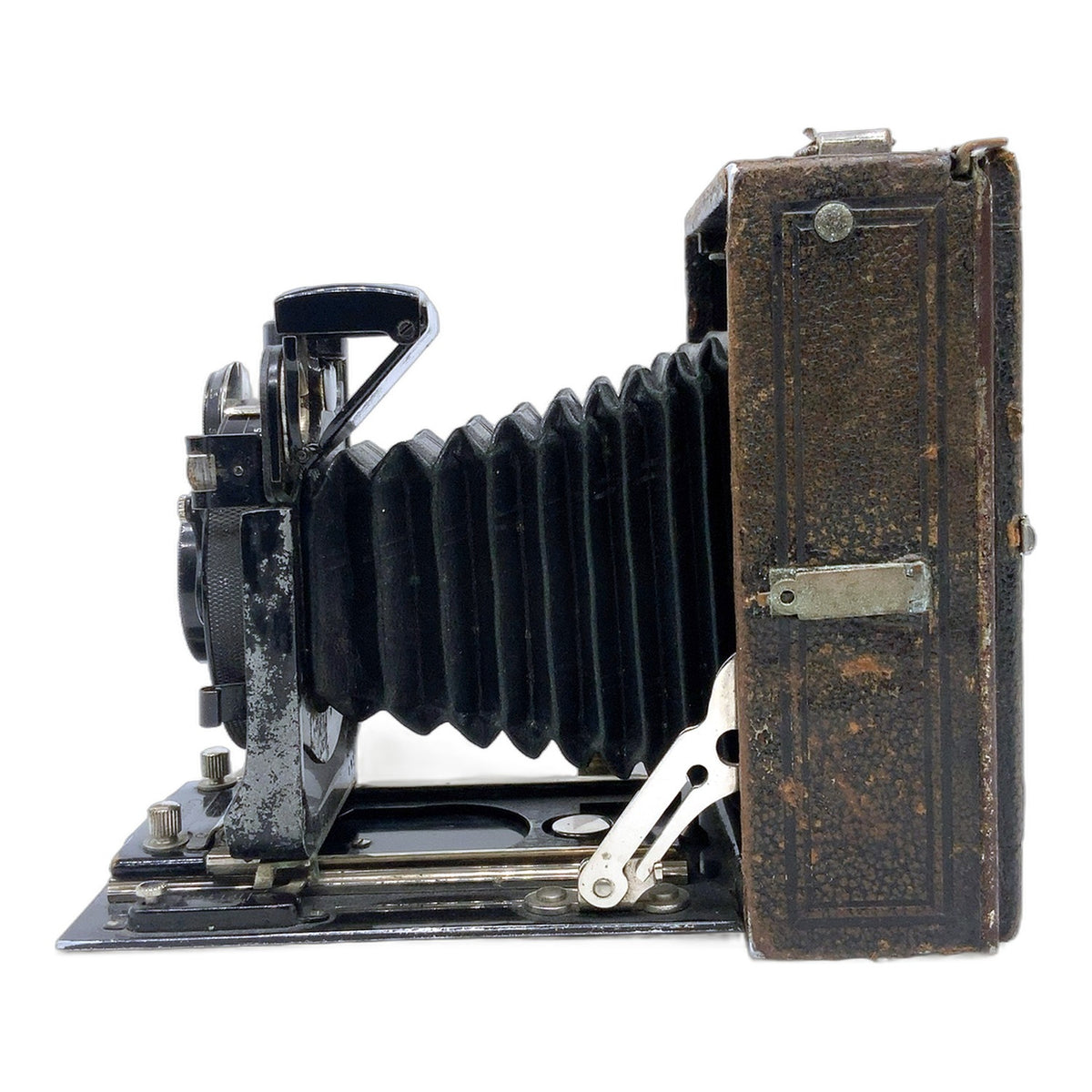 Contessa Nettel Plattenkamera mit Doppel-Anastigmat Citonar 10,5cm 1:4.5 Compur