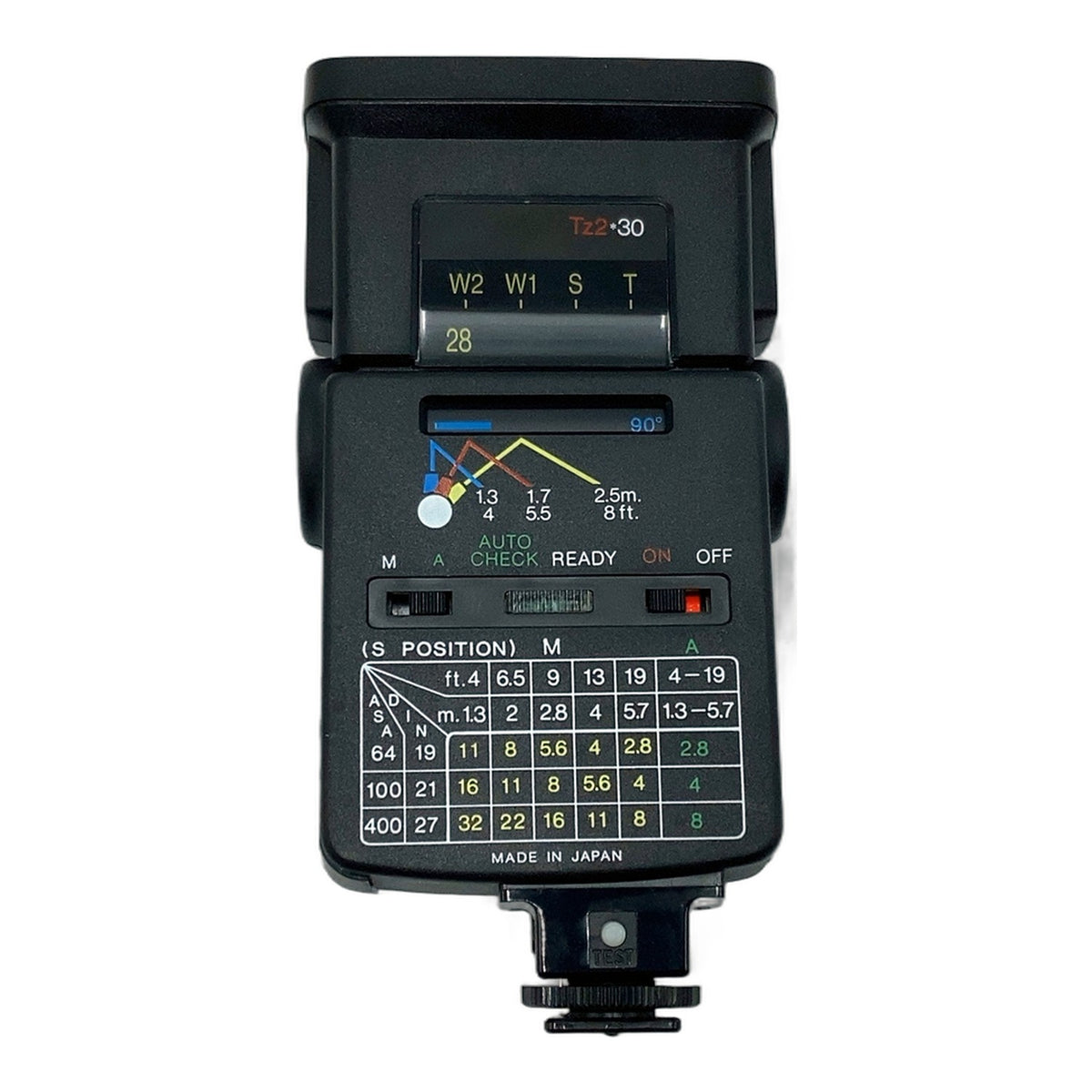 Hanimex TZ230 Blitzgerät Mittelkontakt universal Kamera Blitz Flash in OVP