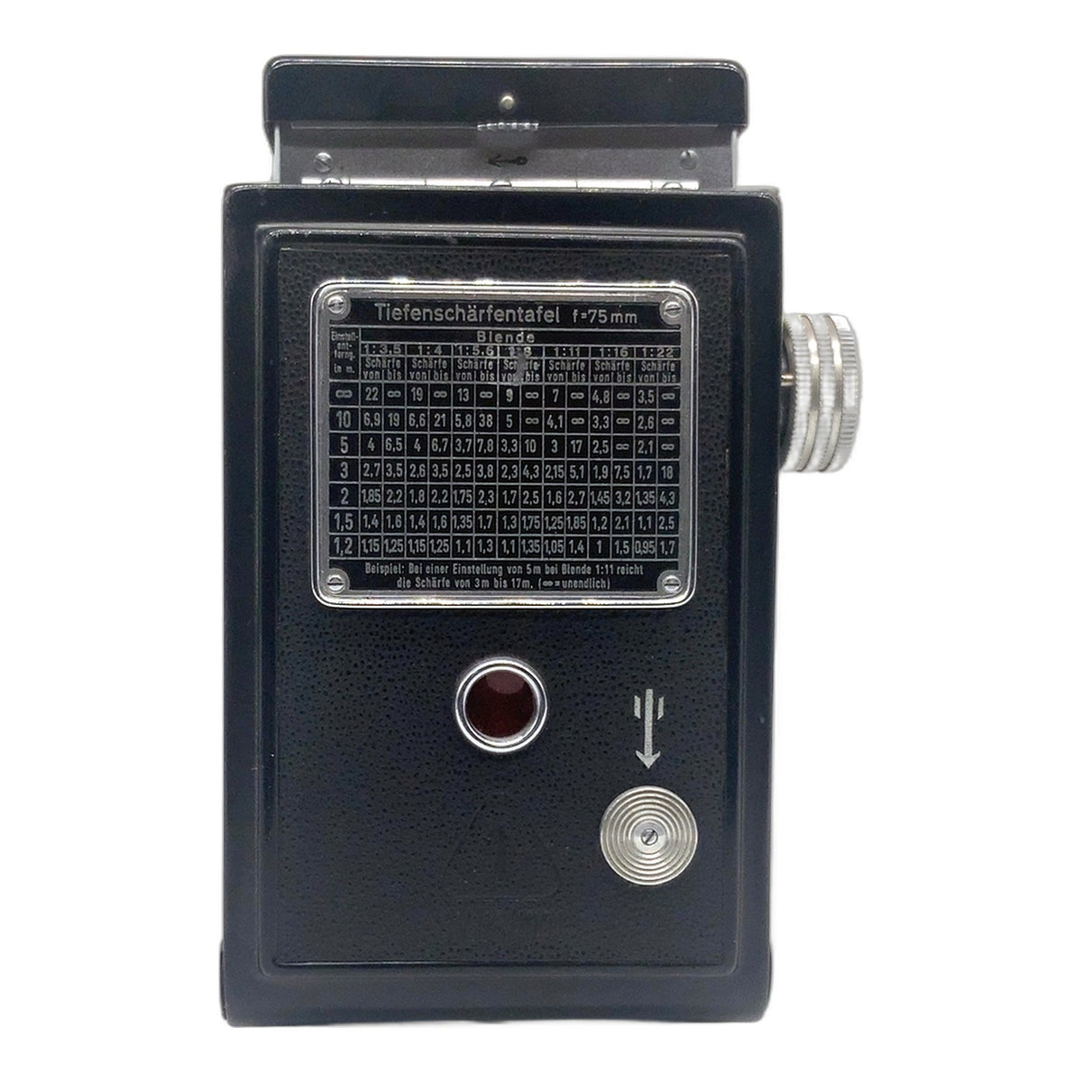 Welta Reflekta II TLR mit E.Ludwig Meritar red V 1:3.5 f=75mm zweiäugige Kamera