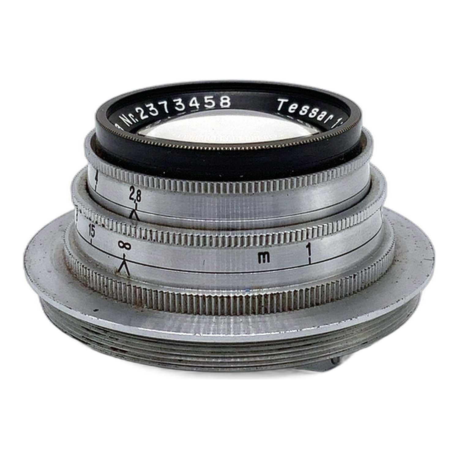 Carl Zeiss Jena Tessar 80mm 1:2.8 Objektiv manuell Festbrennweite (M55)
