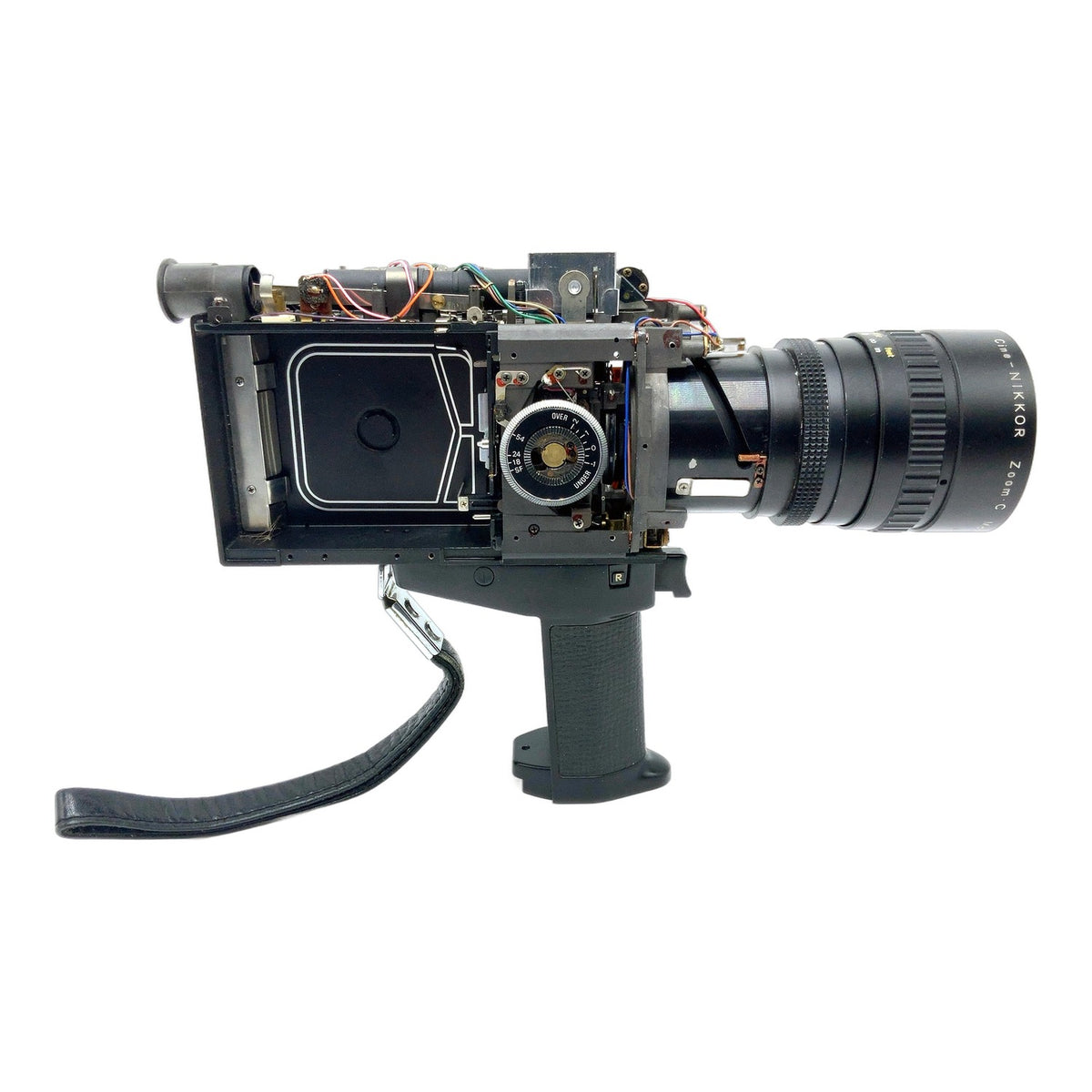 Nikon R10 Super Filmkamera (Super 8) mit Cine-Nikkor Zoom-C Macro 7-70mm f/1.4 – defekt