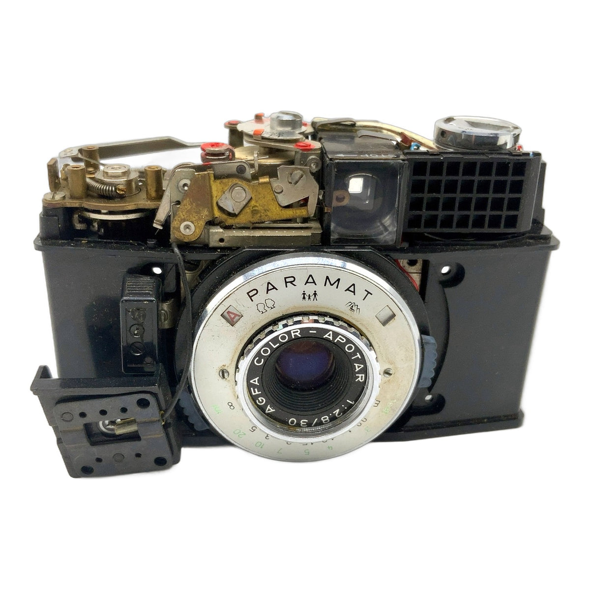 Agfa Paramat Sucherkamera mit Color-Apotar 1:2.8/30 Kompaktkamera Analogkamera