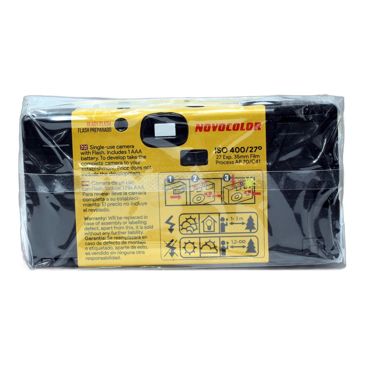 Novocolor Single Use Camera Point&Shoot Film Camera Compact Camera Kompaktkamera