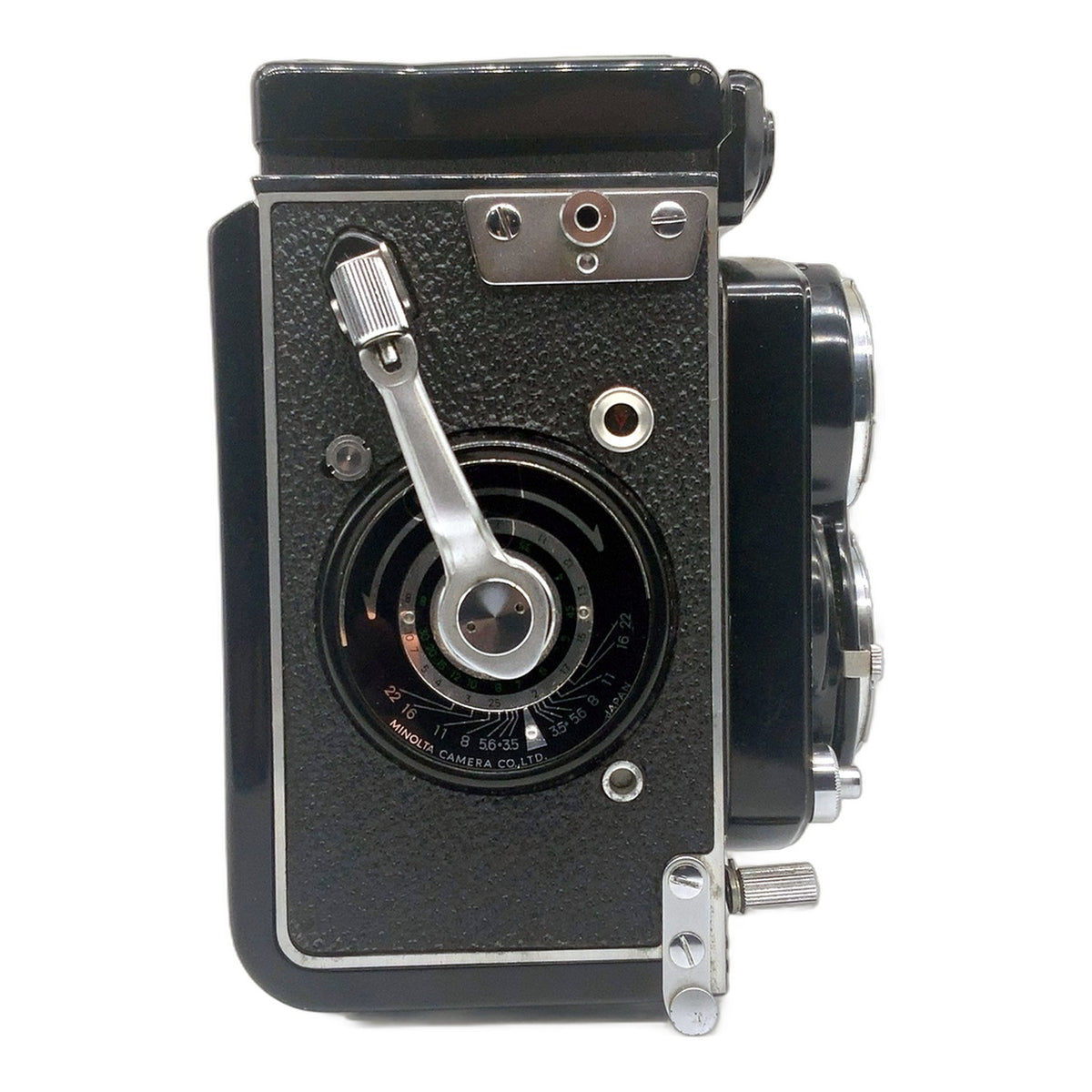 Minolta Autocord III TLR mit Rokkor 75mm 1:3.5 Zweiäugige Kamera