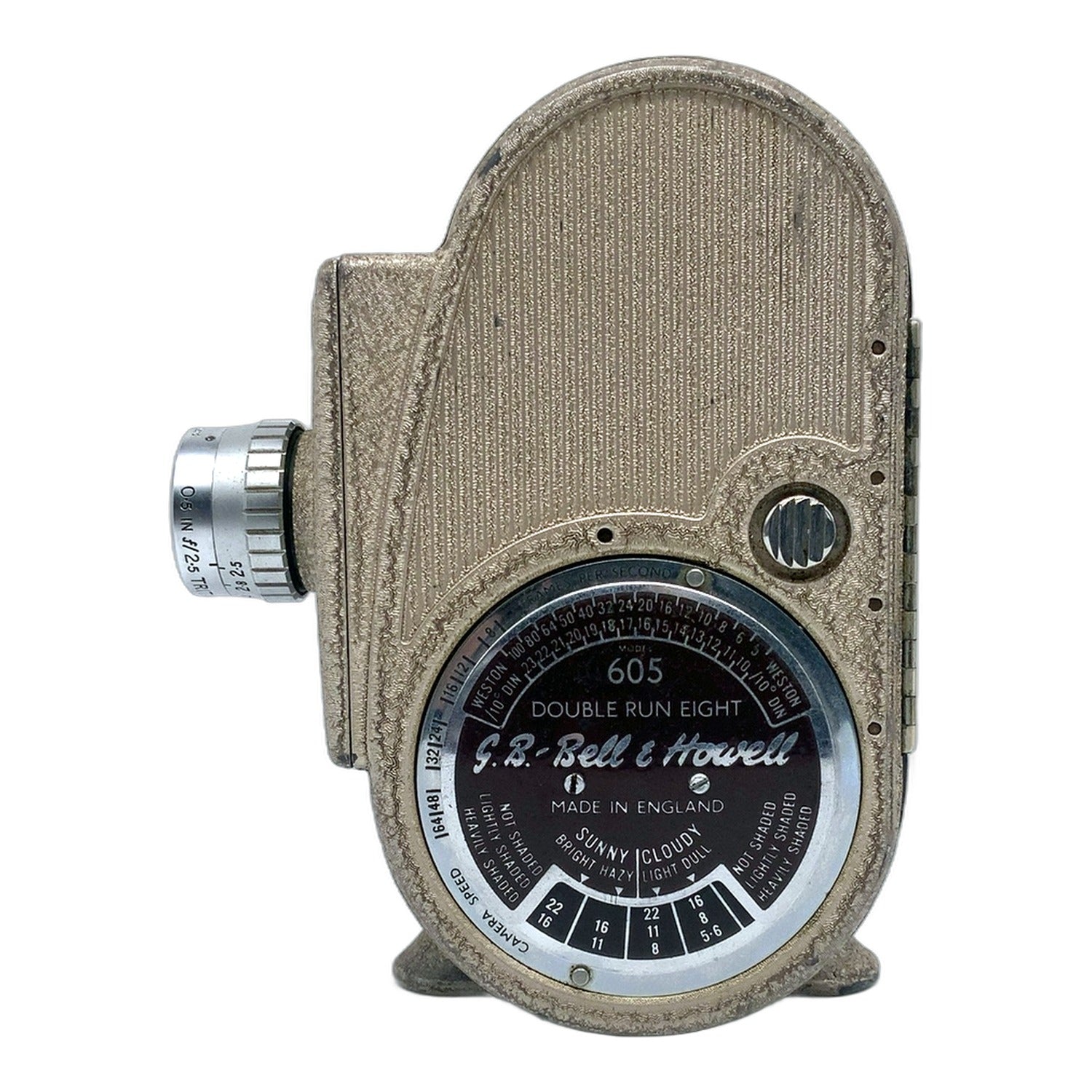 Bell & Howell 605 Filmkamera mit Trital 12.7mm 1:2-5 Cine Camera Movie Camera