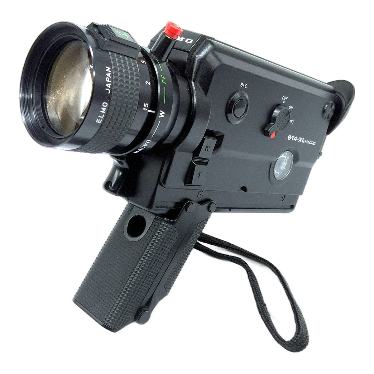 Elmo 614-XL Macro Filmkamera mit Elmo Zoom Lens 8-48mm 1:1.4 Movie Camera