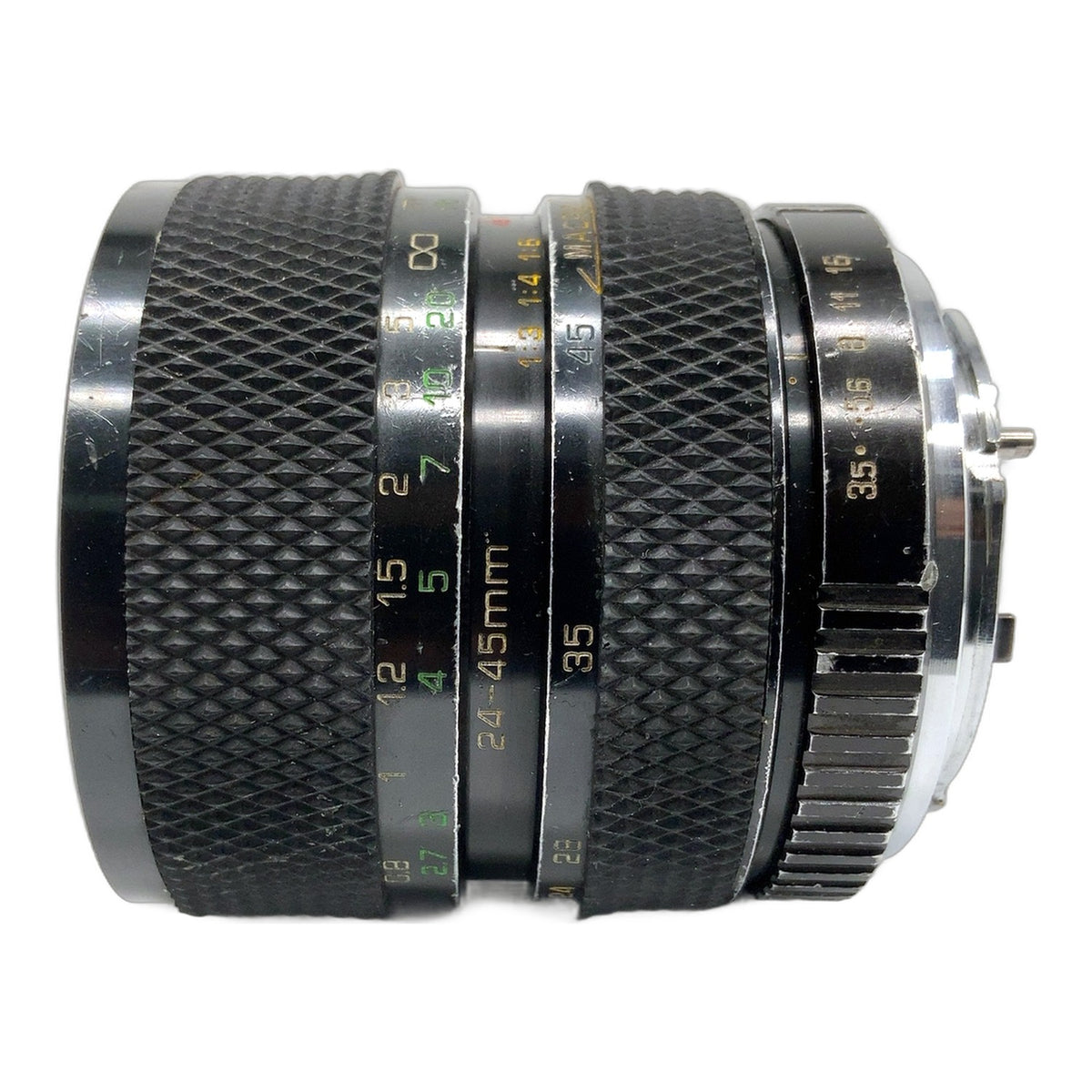 Soligor C/D Zoom + Macro MC 24-45mm 1:3.5-4.5 Objektiv (Yashica/Contax) Nebel!