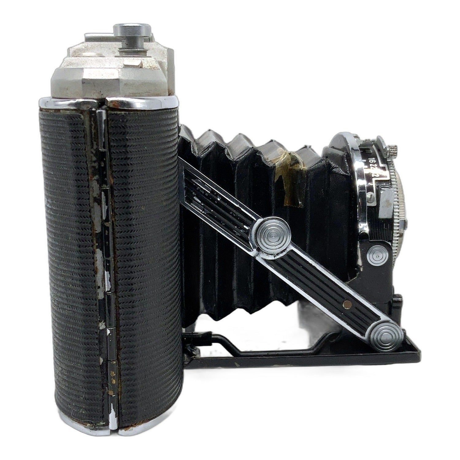 Agfa Isolette Klappkamera mit Apotar 8,5cm 1:4.5 Prontor-S Balgenkamera