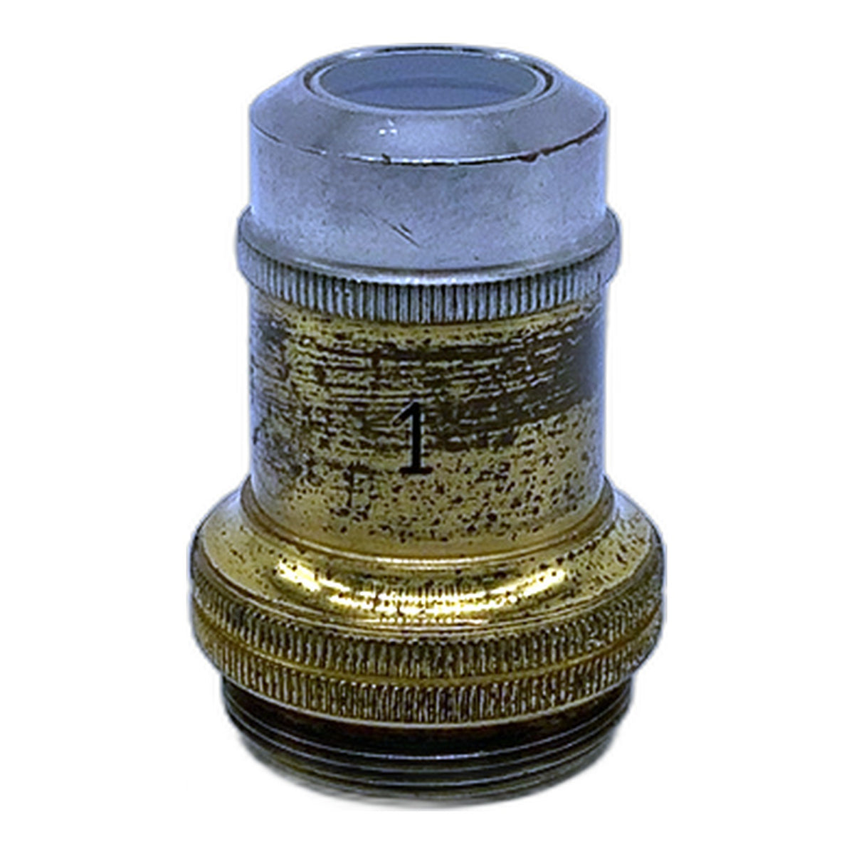 Ernst Leitz Wetzlar No.1 Objektiv Mikroskopobjektiv manuell (21mm Gewinde)