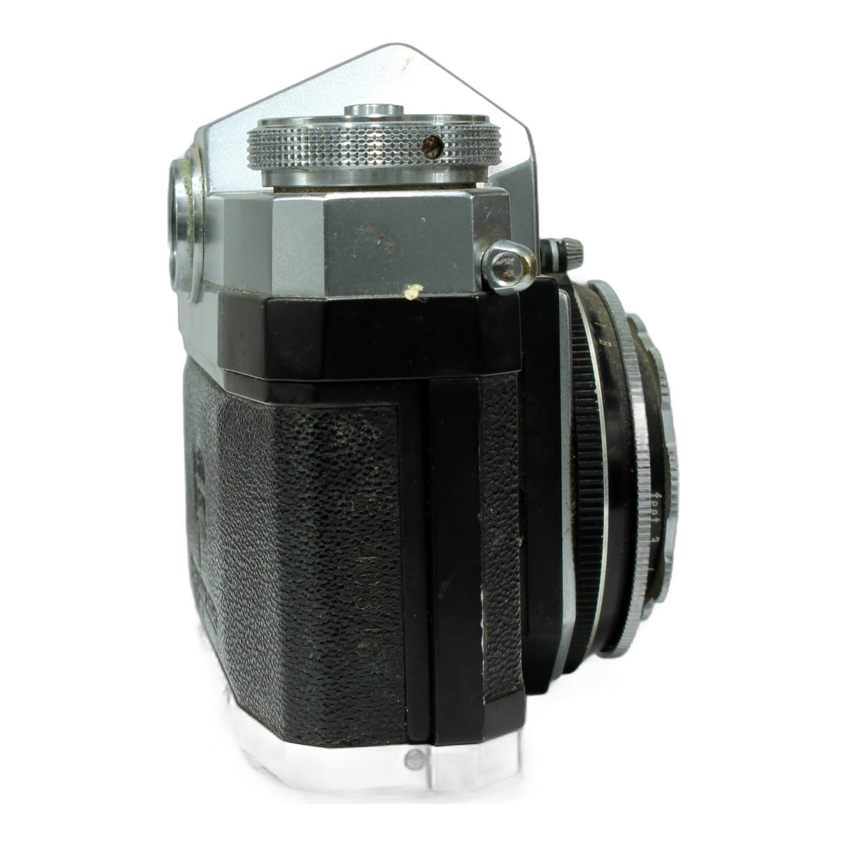 Zeiss Ikon Contaflex Kleinbild-Spiegelreflexkamera mit Carl Zeiss Tessar 45mm f/2.8, Synchro-Compur – defekt