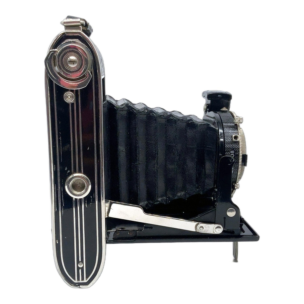 Agfa Billy Compur Klappkamera mit Anastigmat Apotar 10,5cm 1:4.5 Compur