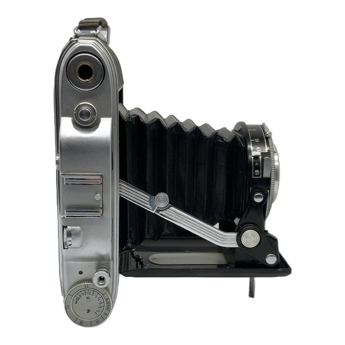 Agfa Record III Klappkamera mit Apotar 105mm 1:4.5 Prontor-SV Balgenkamera