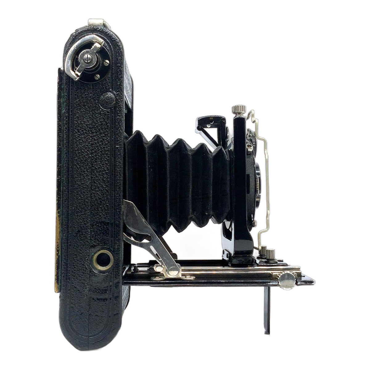 Zeiss Ikon Icarette 520/2 Klappkamera mit Carl Zeiss Tessar 10,5cm 1:4.5 Compur