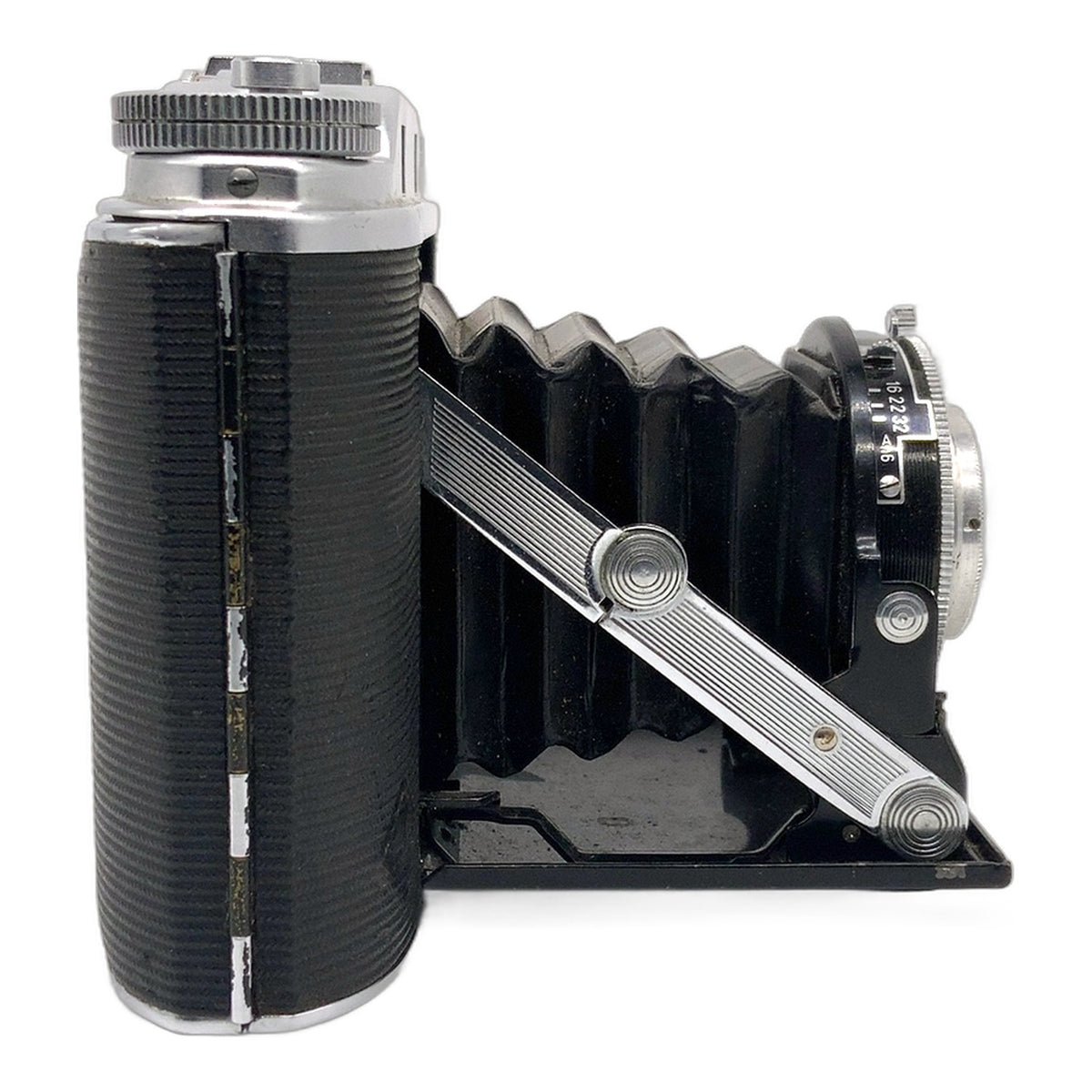 Agfa Isolette III Klappkamera mit Apotar 1:4.5 85mm Prontor-SVS Balgenkamera