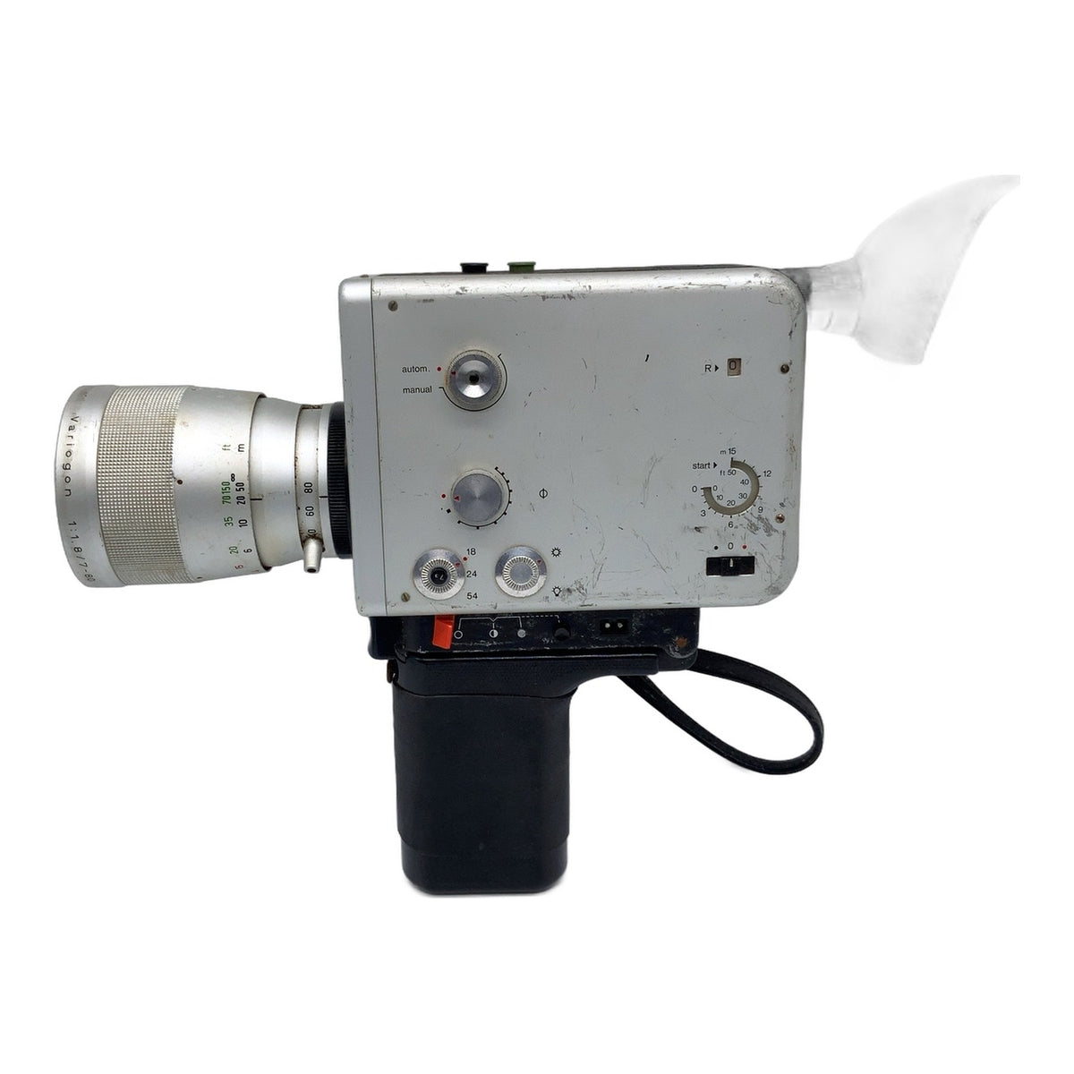 Braun Nizo S 800 Filmkamera mit Schneider-Kreuznach Variogon 7-80mm 1:1.8
