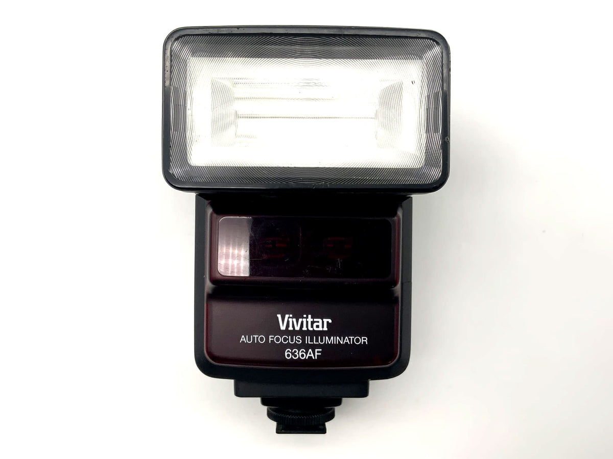 Vivitar 636AF Camera Flash, Flash Unit, Clip-on Flash, Auto Focus Illuminator