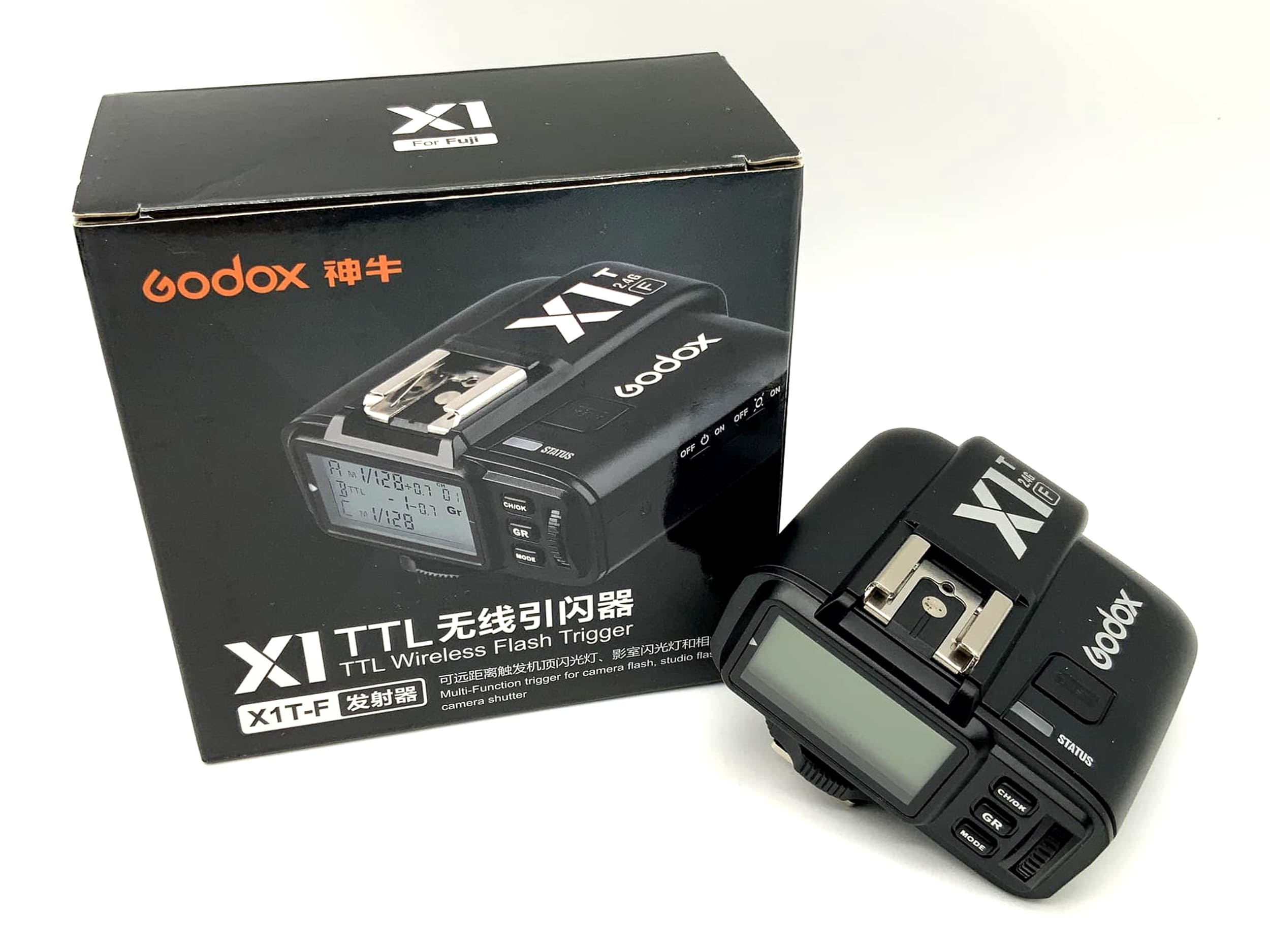 Godox X1 T-F Blitzauslöser wireless flash trigger mit OVP für Fuji Kamera Blitz