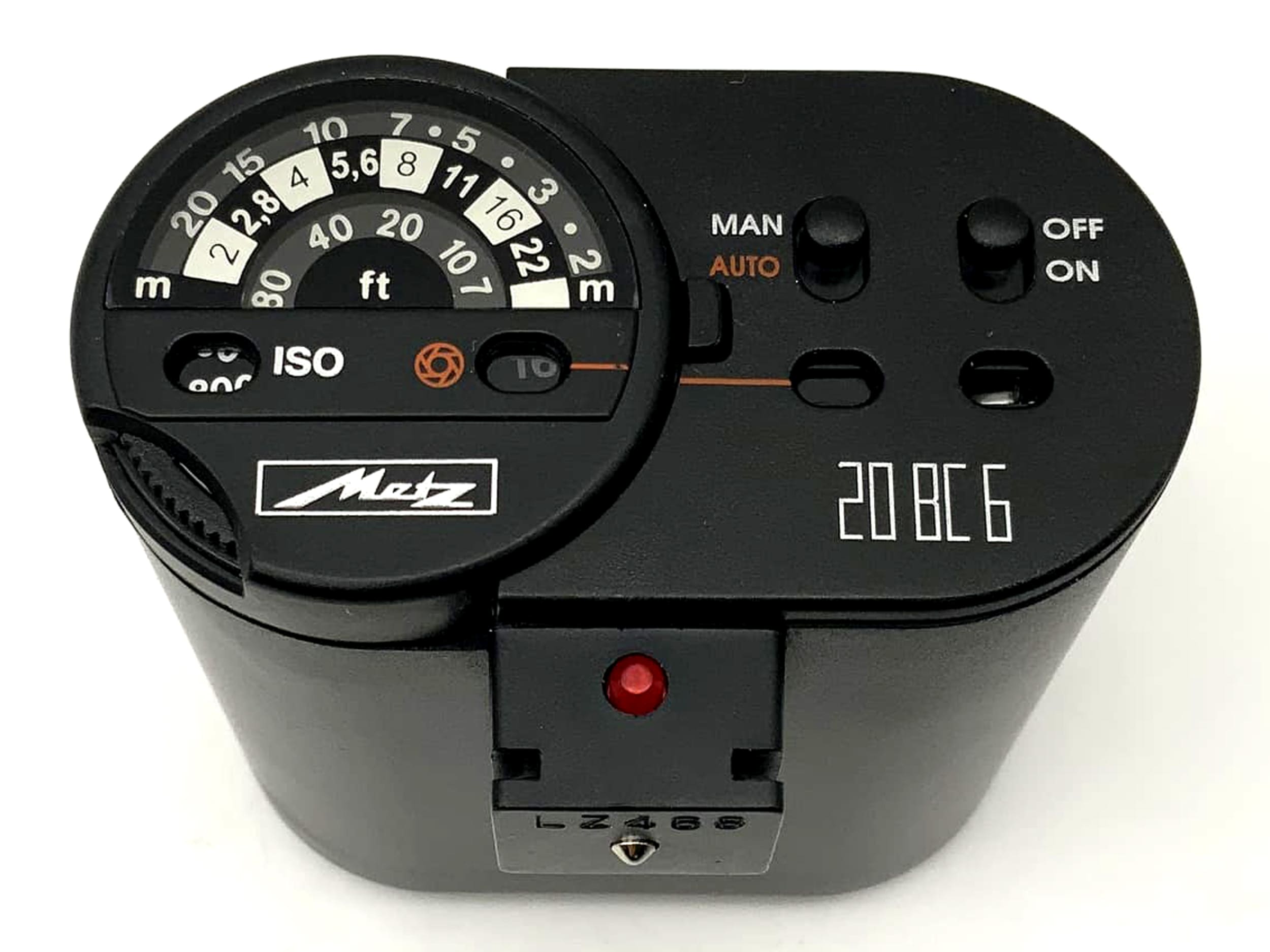 Metz mecablitz 20 BC 6 Blitzgerät Mittelkontakt Kamera Blitz Aufsteckblitz