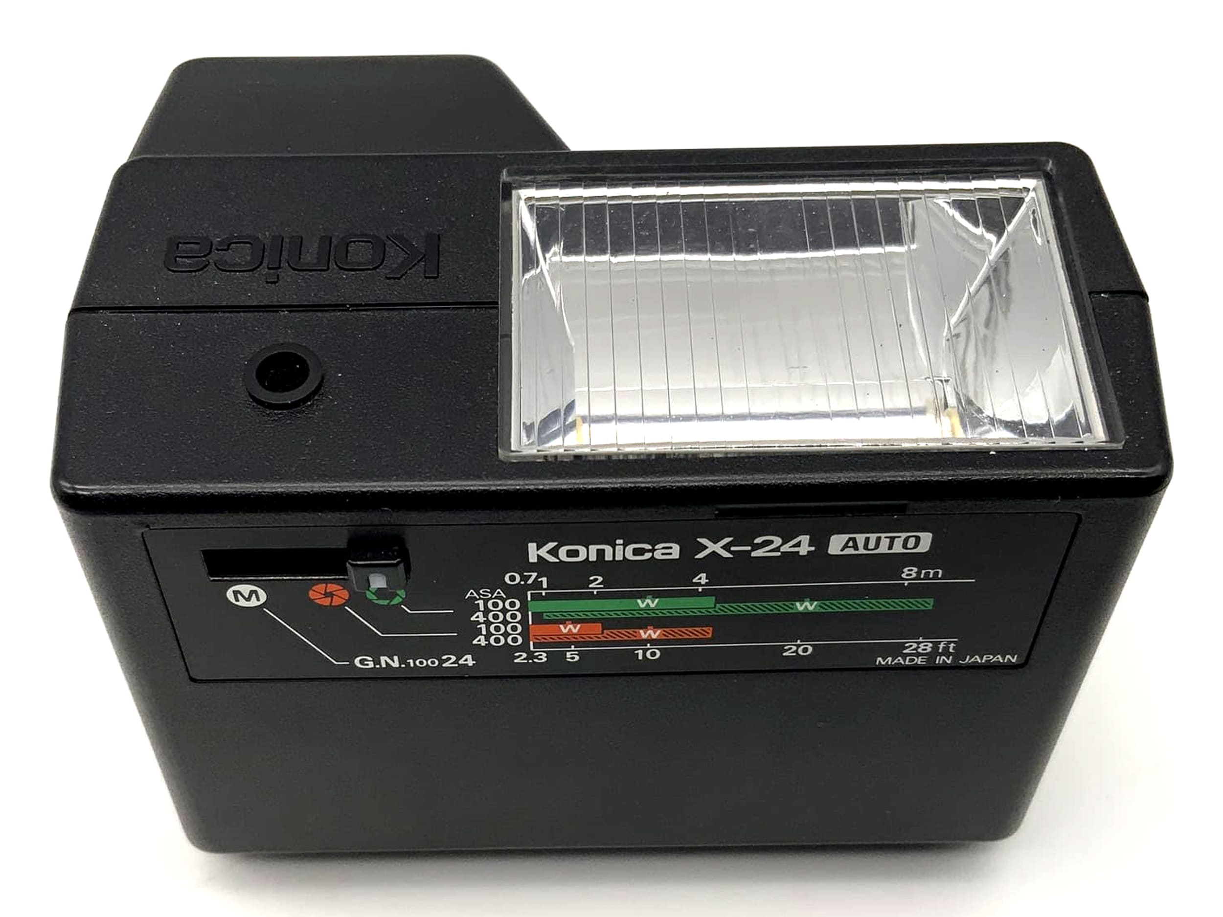 Konica X-24 Auto Blitzgerät Kamera Blitz Aufsteckblitz Flash Licht