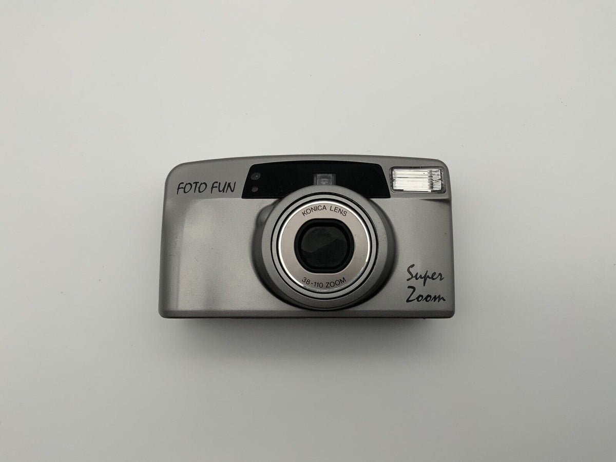 Konica Foto Fun Super Zoom Analogkamera Konica Lens 38-110 Autofokus AF