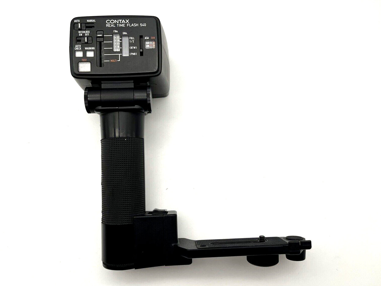 Contax Real Time Flash 540 analog Blitzgerät Aufsteckblitz Flash Licht