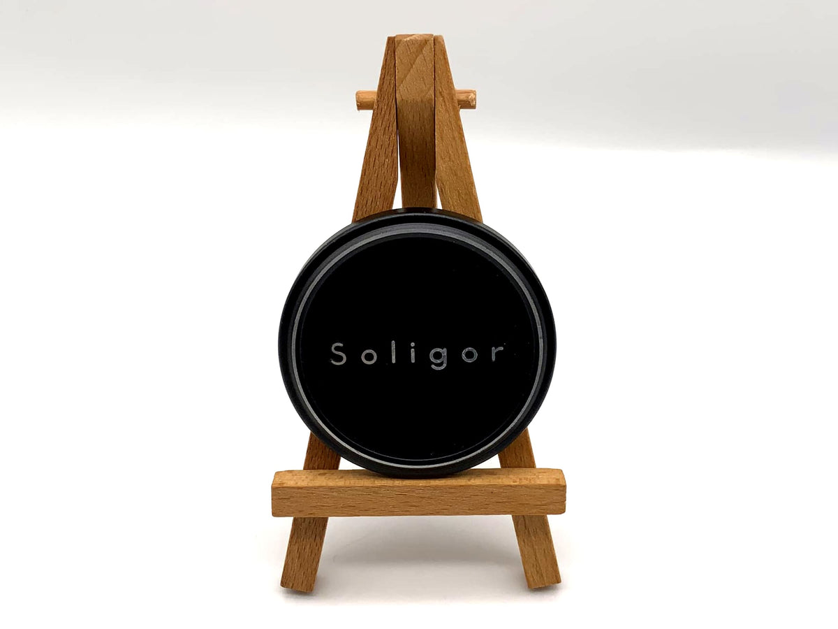 Soligor Objektivfrontdeckel 56mm Aluminium Metall Objektivdeckel Kappe lens cap