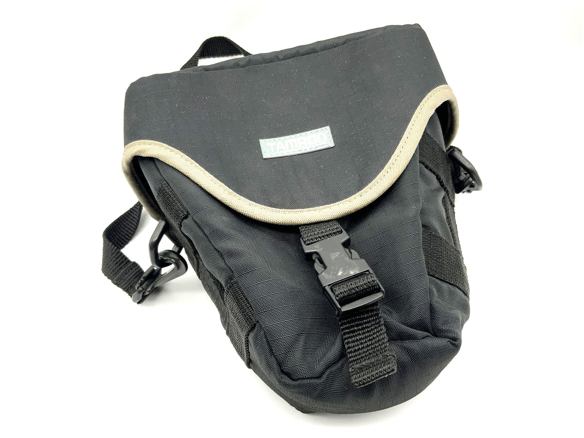 Tamron camera bag, black, universal shoulder bag, V-shaped