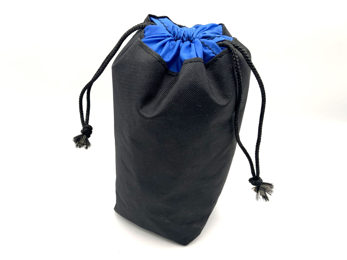 Black neoprene lens case, approx. 21x9cm