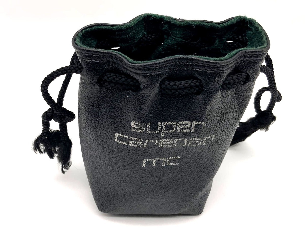 Super Carenar lens case, black, approx. 10x6cm, MC 11 lens pouch, universal lens case