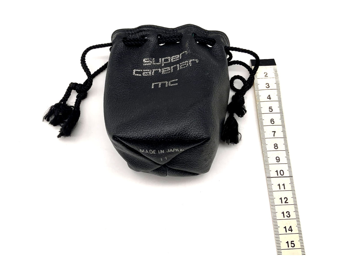 Super Carenar lens case, black, approx. 10x6cm, MC 11 lens pouch, universal lens case