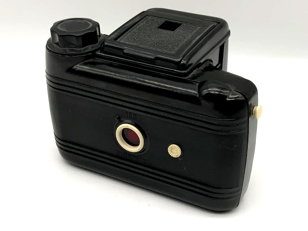 VEB Perfekta Bakelit mit Achromat 1:7.7 80mm Boxkamera Rollfilm Analogkamera