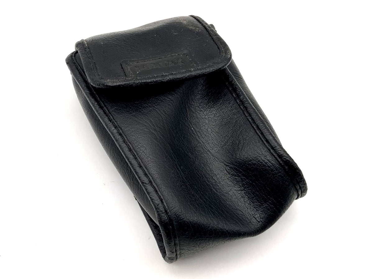 Pentax leather ready bag, black, universal camera bag