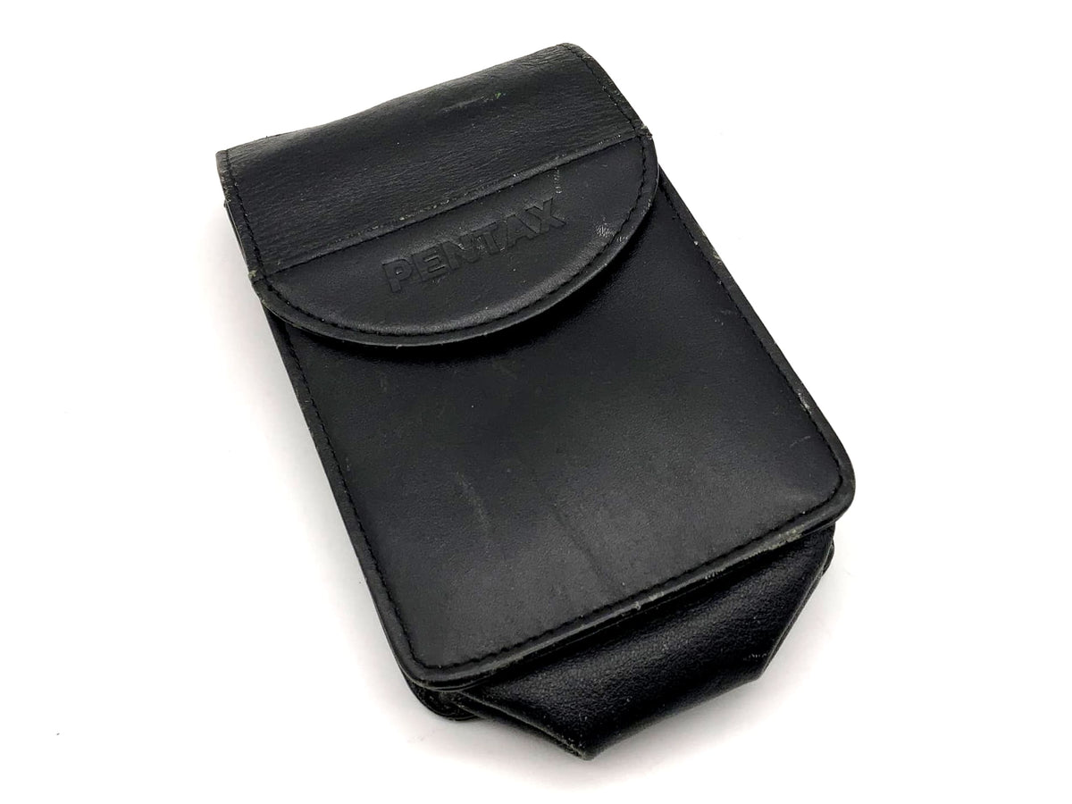 Pentax leather ready bag, black, universal camera bag