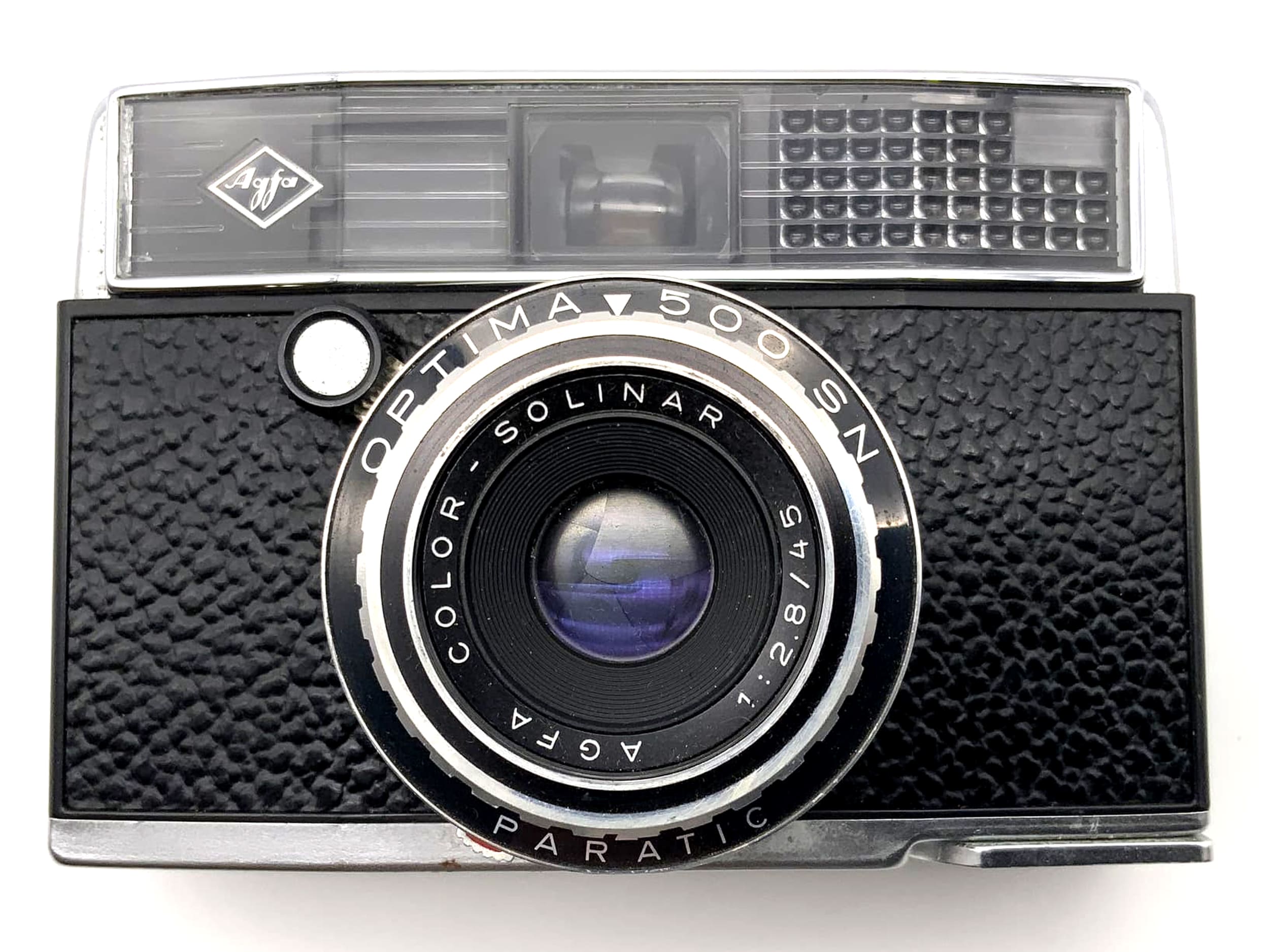 Agfa Optima 500 SN Sucherkamera mit Color Solinar 45mm 1:2.8 35mm Kompaktkamera