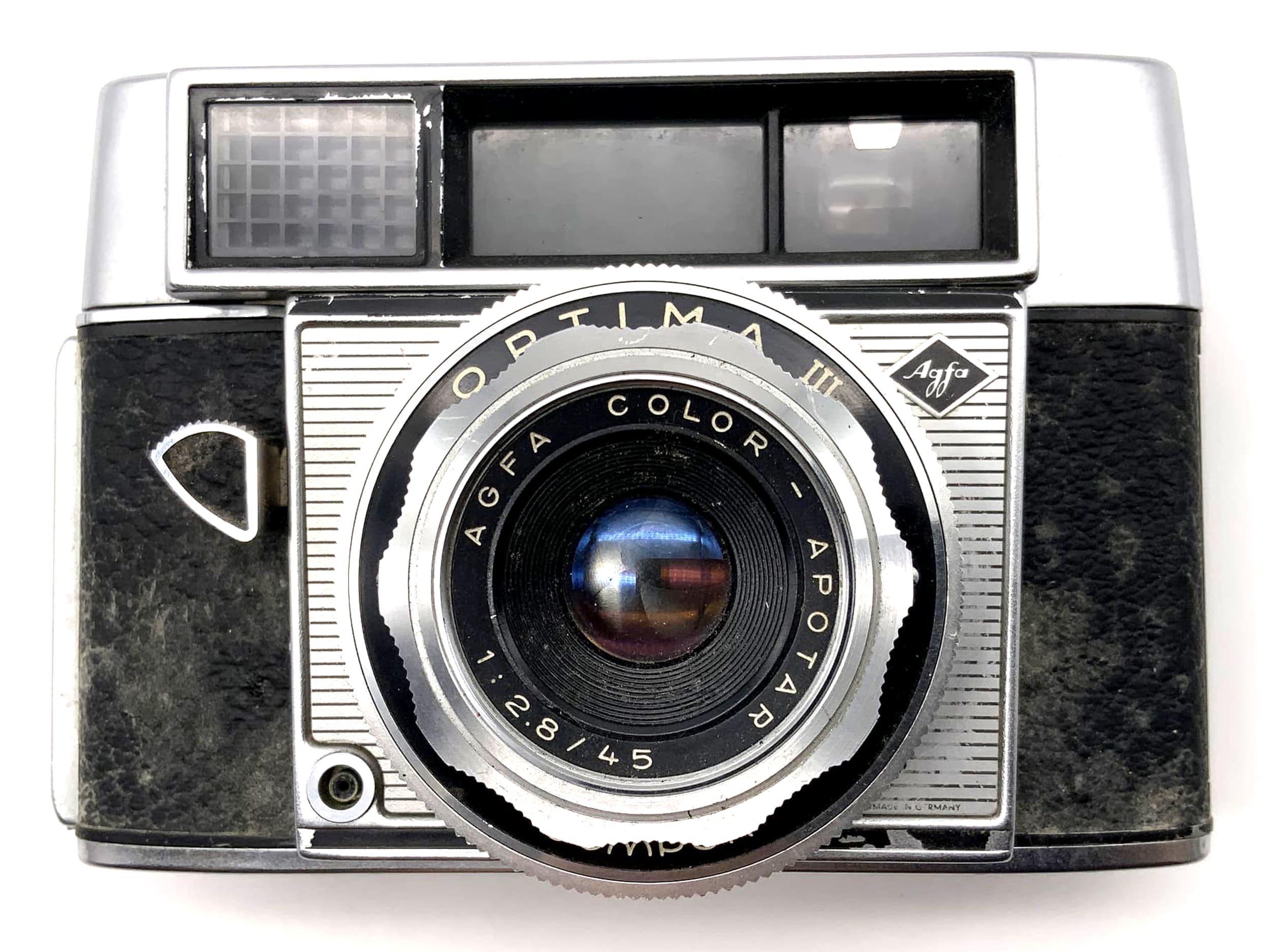 Agfa Optima III Sucherkamera mit Color Apotar 45mm 1:2.8 35mm Kompaktkamera 3