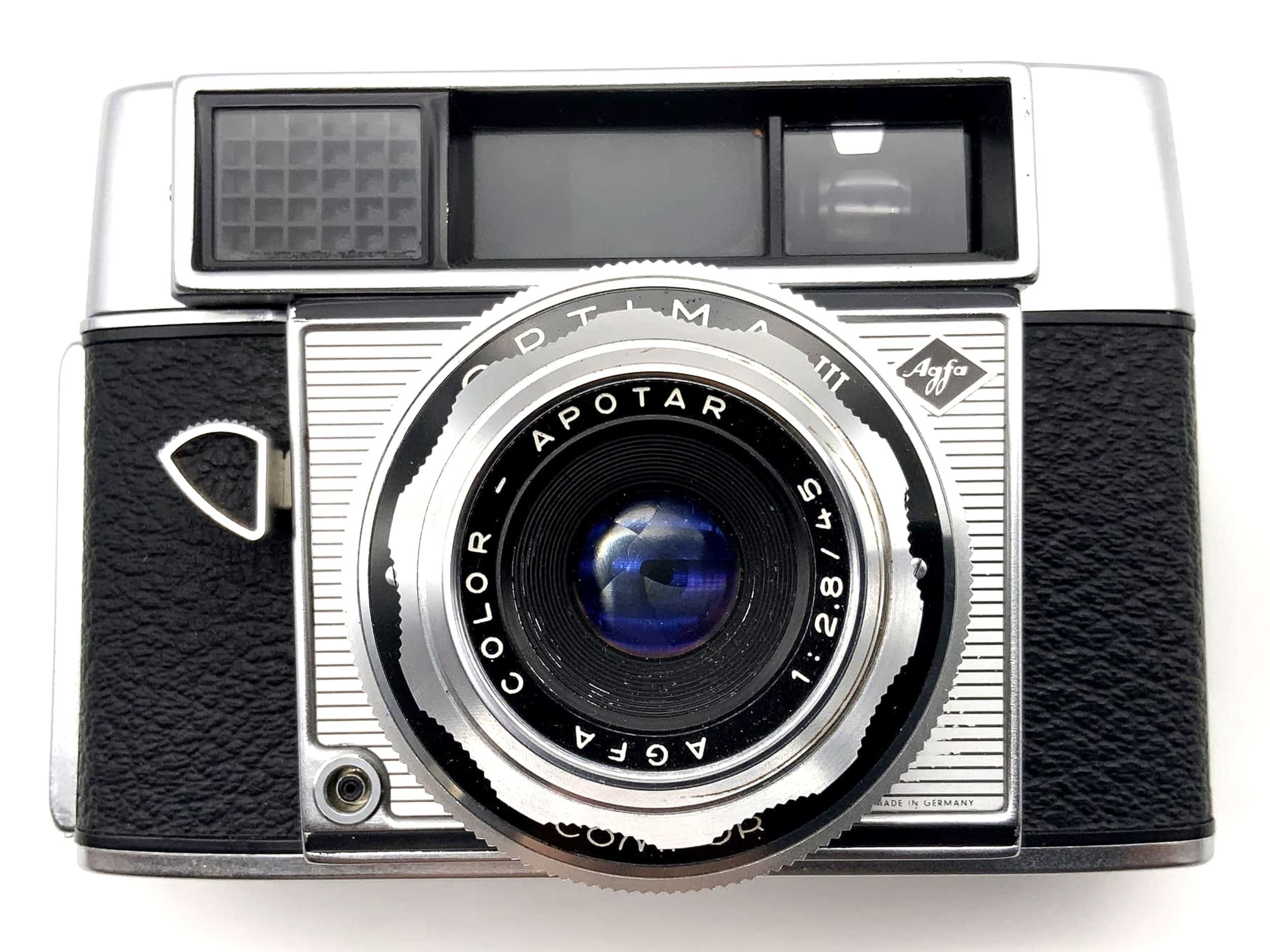Agfa Optima III Sucherkamera mit Color Apotar 45mm 1:2.8 35mm Kompaktkamera 3