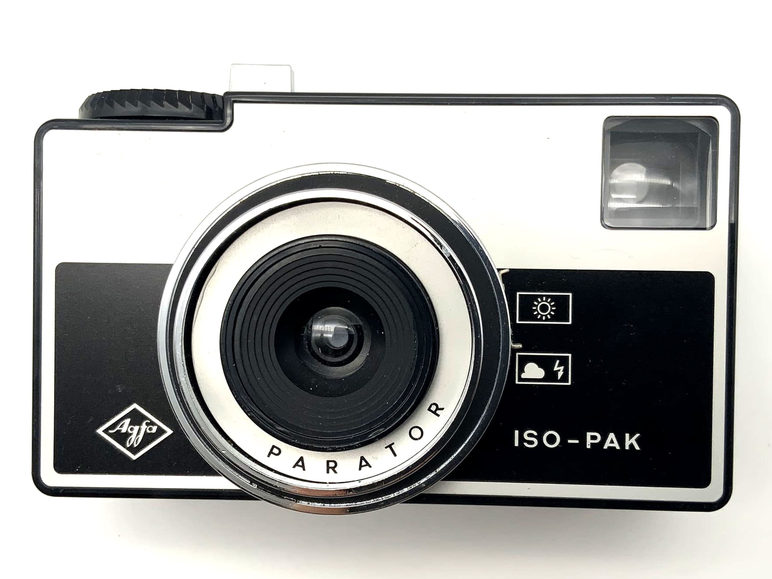 Agfa Iso-Pak Sucherkamera mit Parator 35mm Kompaktkamera