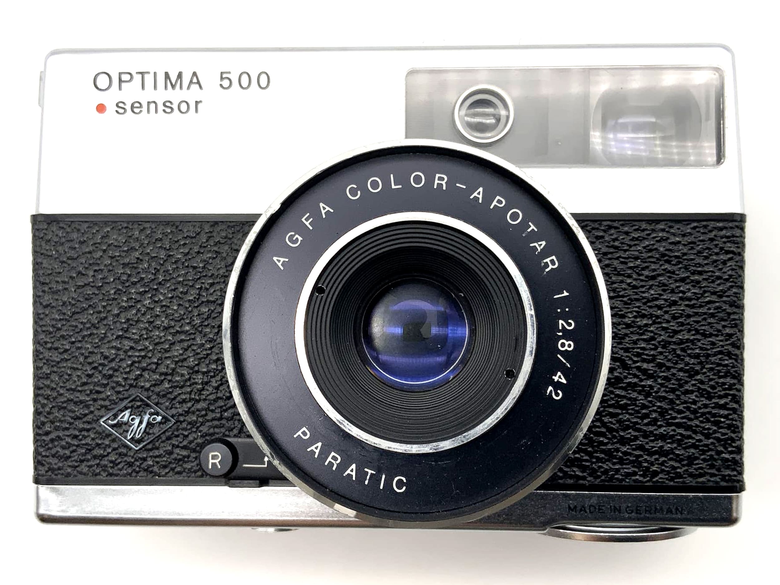Agfa Optima 500 sensor Sucherkamera mit Color Apotar 42mm 1:2.8 35mm