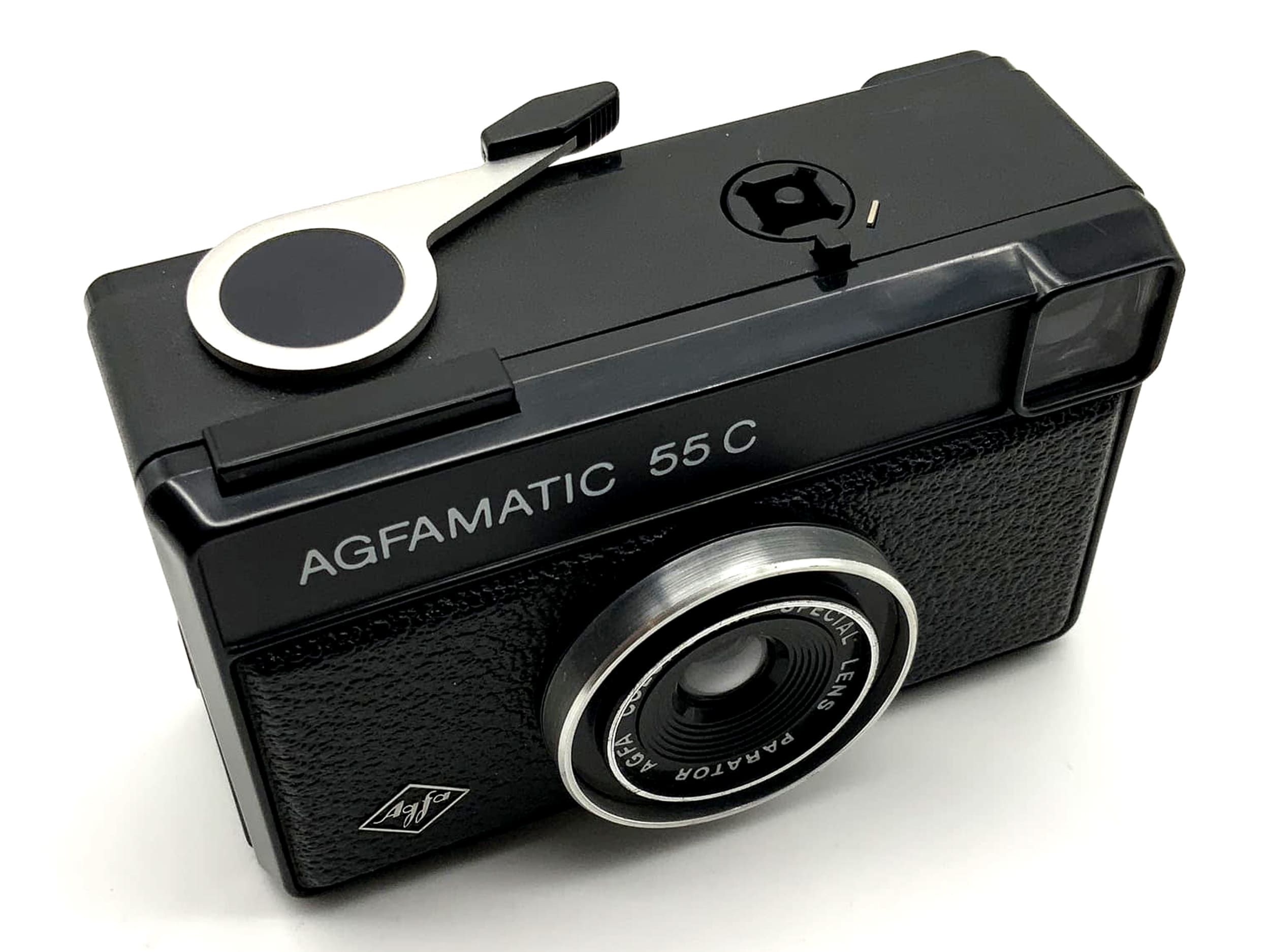 Agfa Agfamatic 55C Sucherkamera mit Colorstar Special Parator 35mm