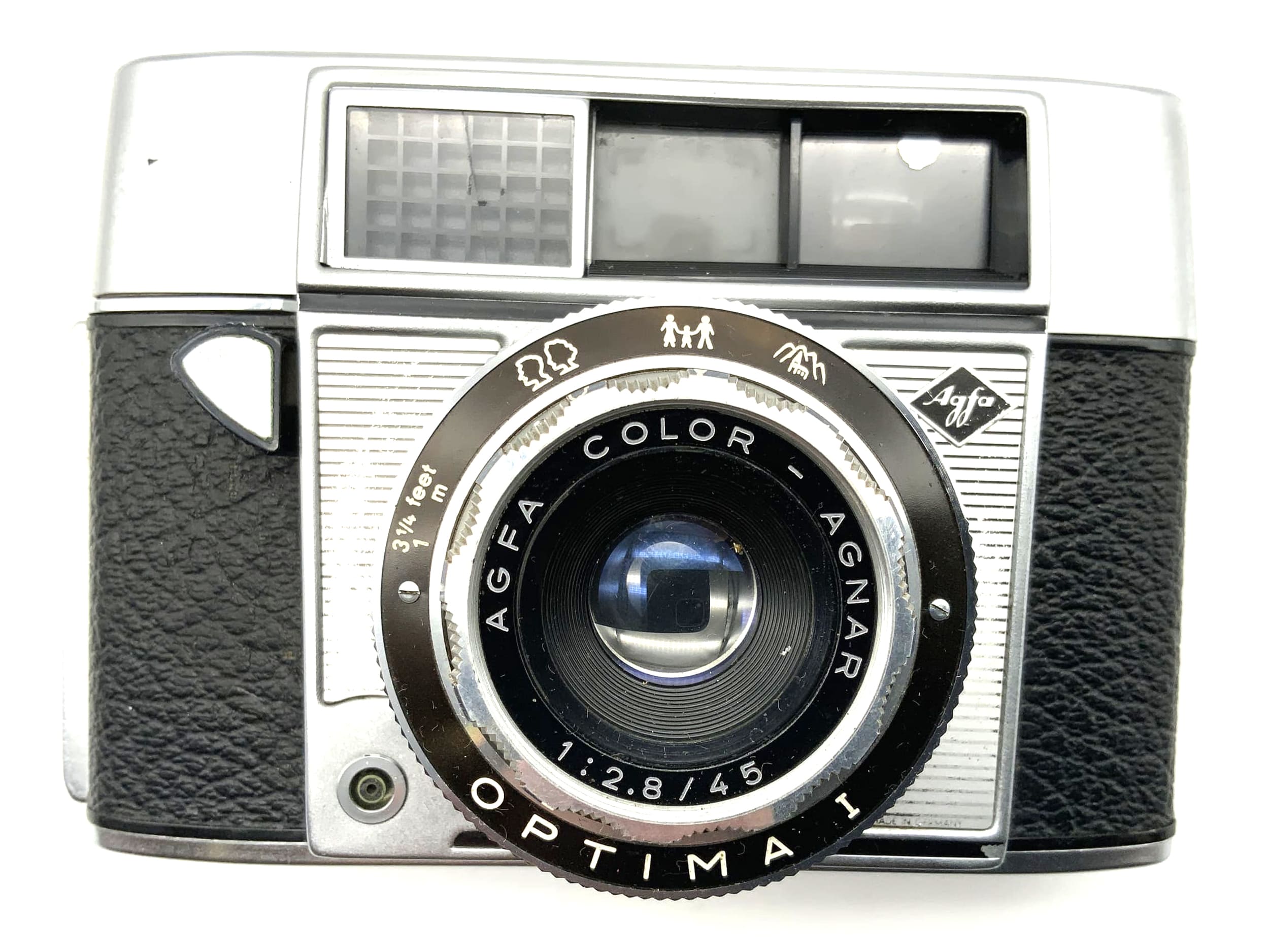 Agfa Optima I Sucherkamera mit Color Agnar 45mm 1:2.8 35mm Prontor-Lux