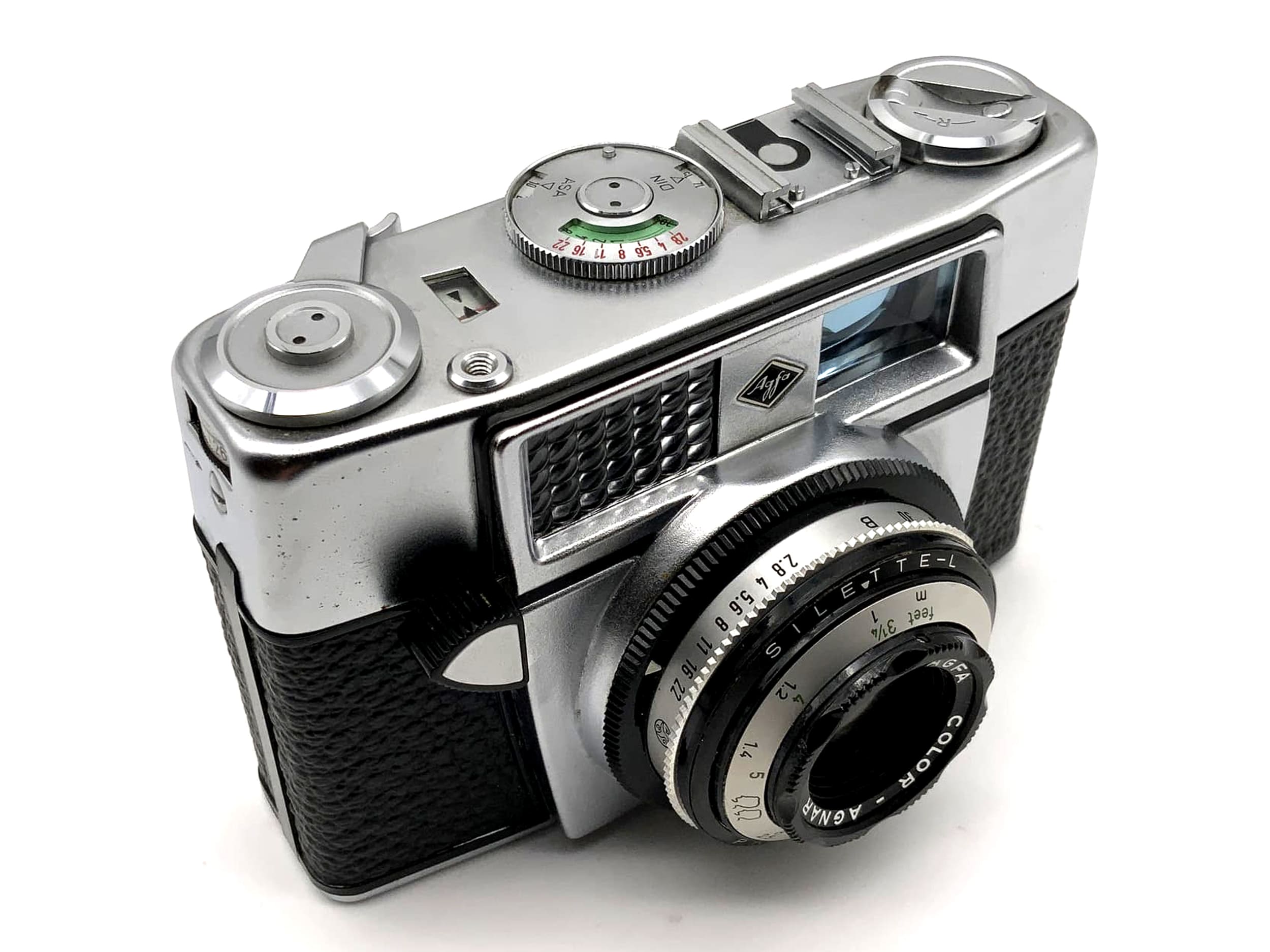 Agfa Silette-L Sucherkamera mit Color Agnar 45mm 1:2.8 35mm Prontor 125