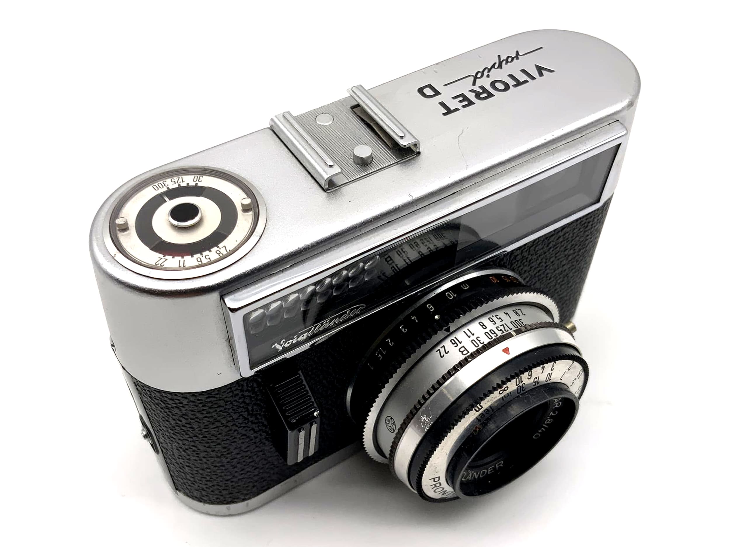 Voigtländer Vitoret D Sucherkamera mit Color Lanthar 40mm 2.8 35mm Prontor 300