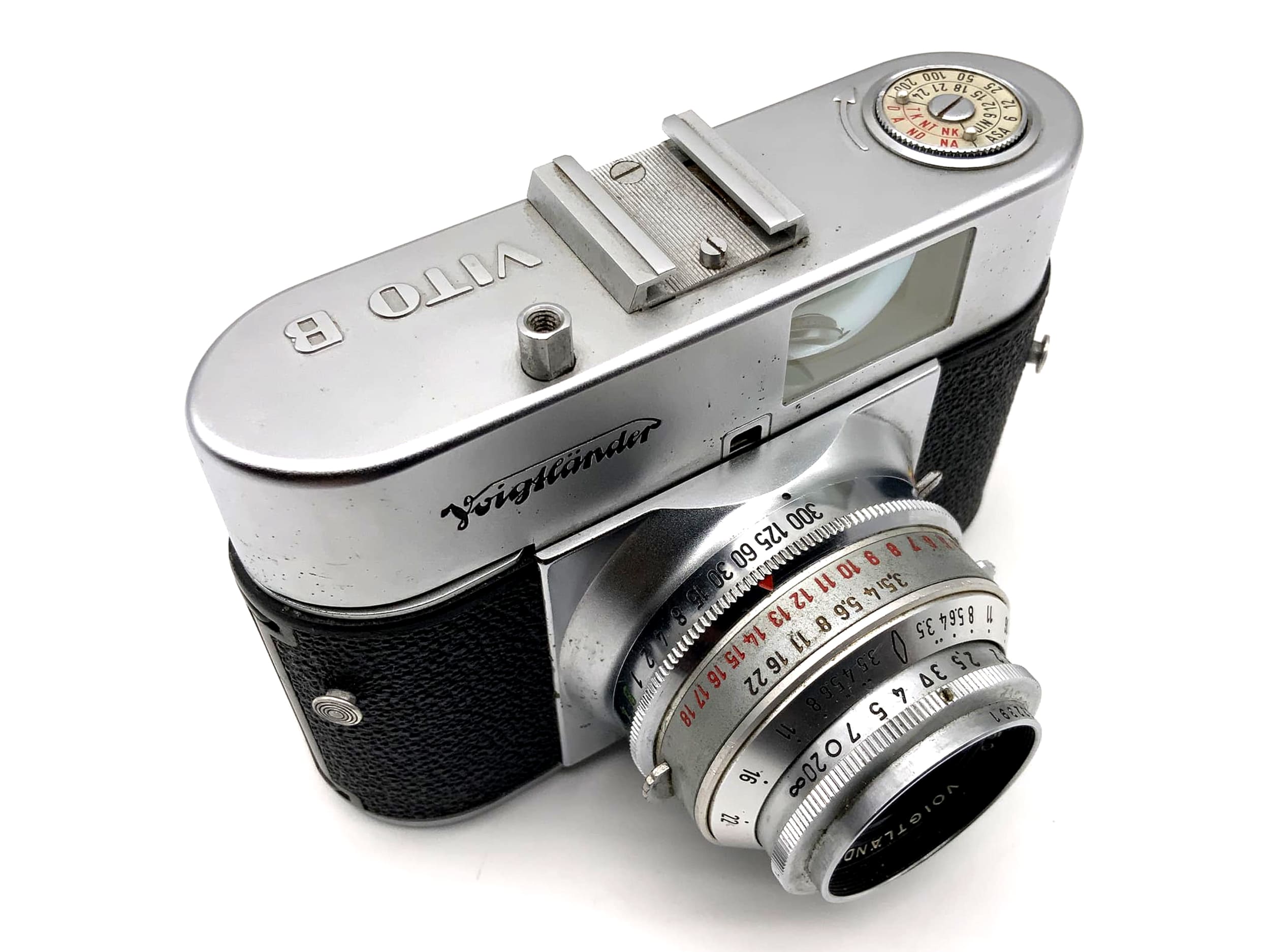 Voigtländer Vito B Sucherkamera mit Color Skopar 50mm 1:3.5 35mm Prontor SVS