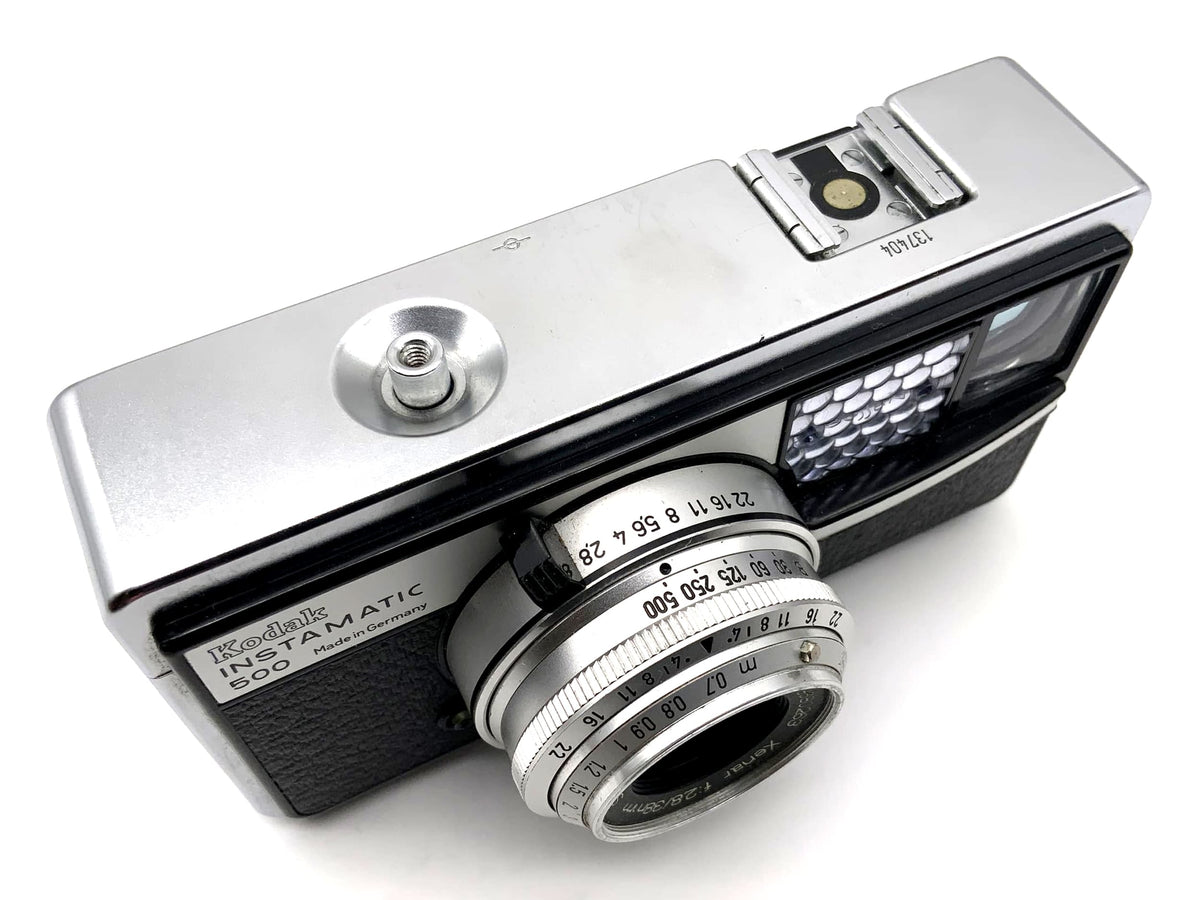Kodak Instamatic 500 Sucherkamera mit Xenar 38mm 1:2.8 35mm Compur Kompaktkamera