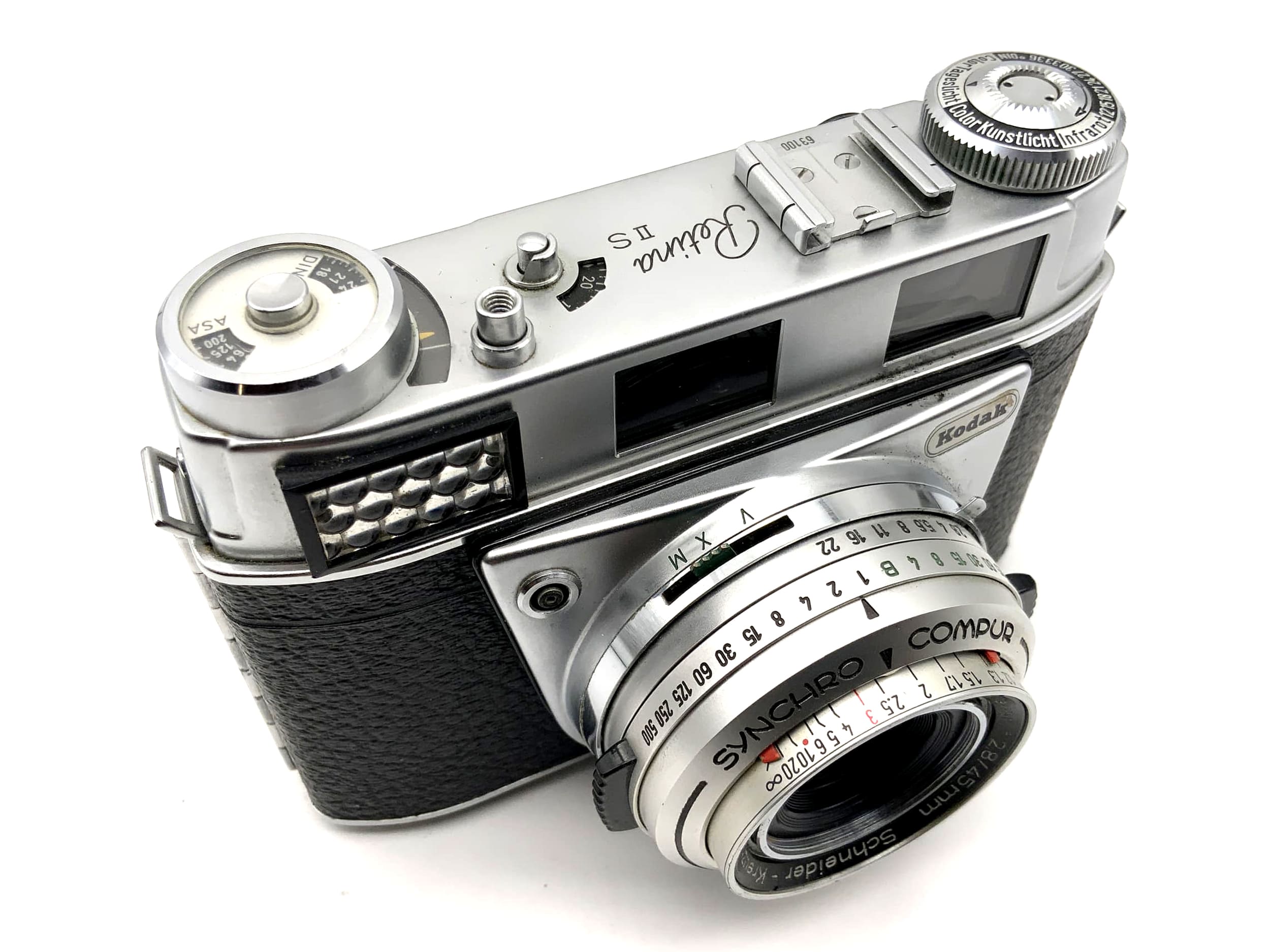 Kodak Retina II S Messsucherkamera mit Xenar 45mm 1:2.8 35mm Synchro Compur