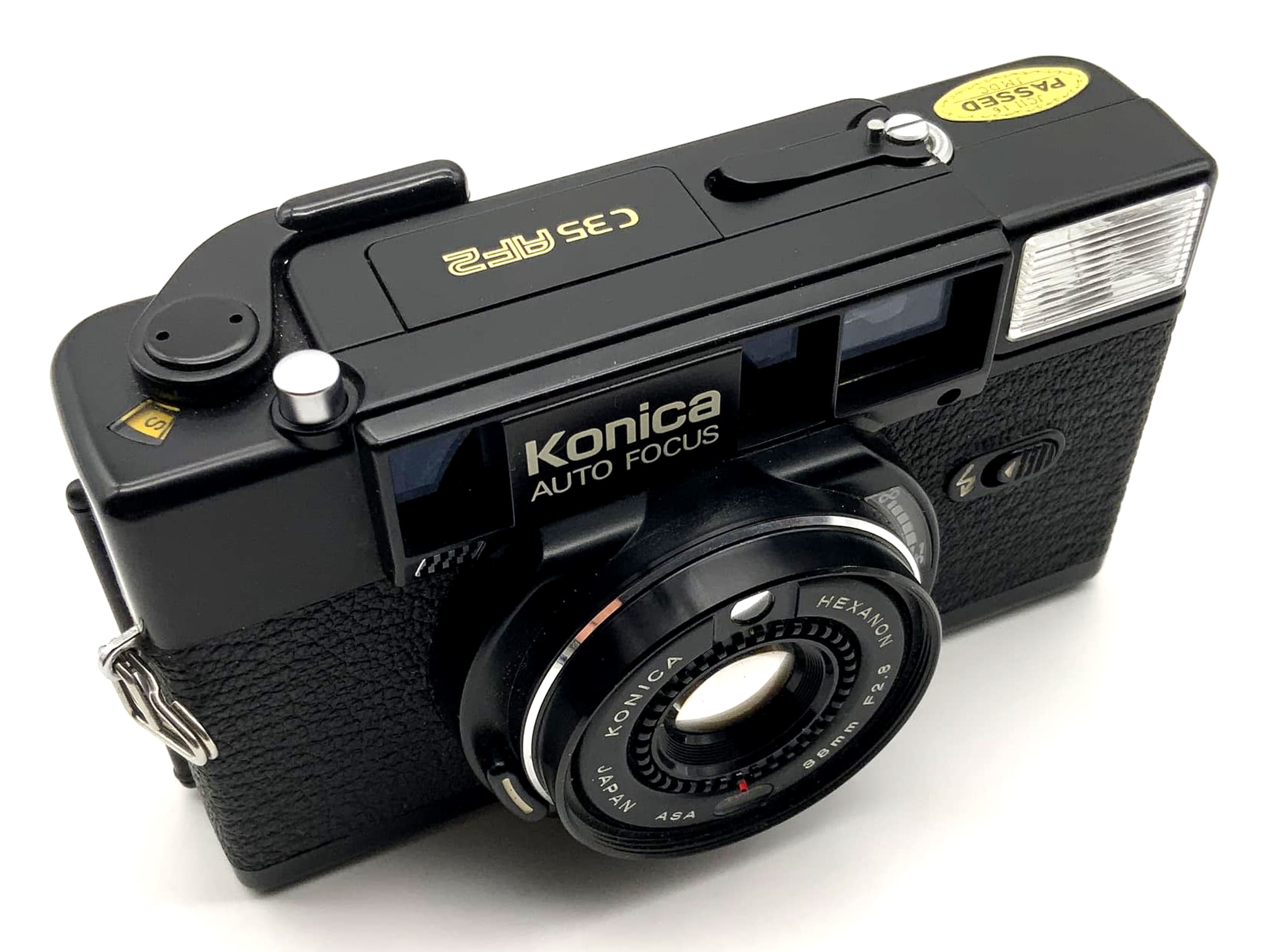 Konica C35 AF2 Sucherkamera mit Hexanon 38mm 1:2.8 35mm Kompaktkamera